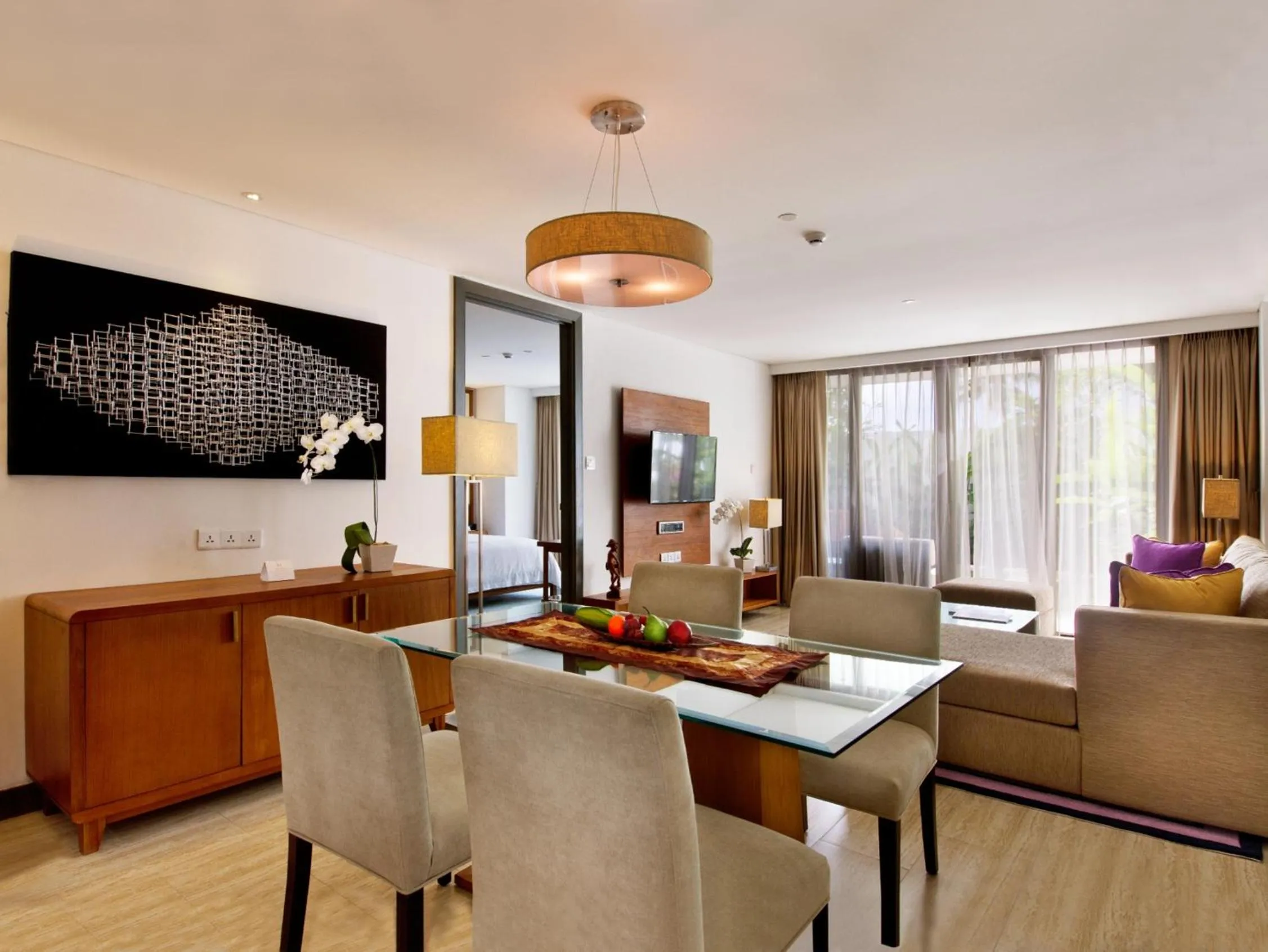 Living room in Lv8 Resort Hotel