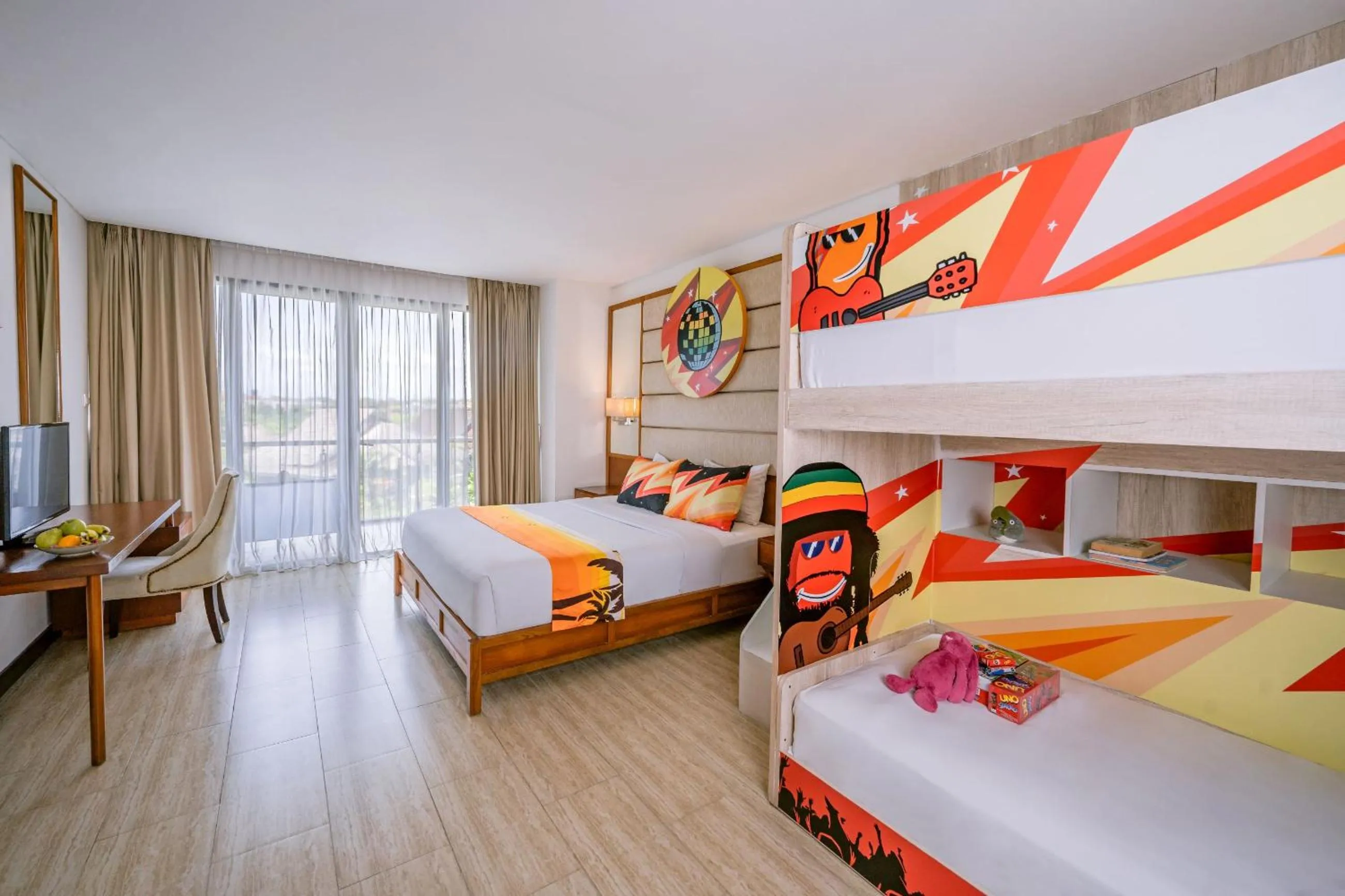 Property building, Bed in Lv8 Resort Hotel