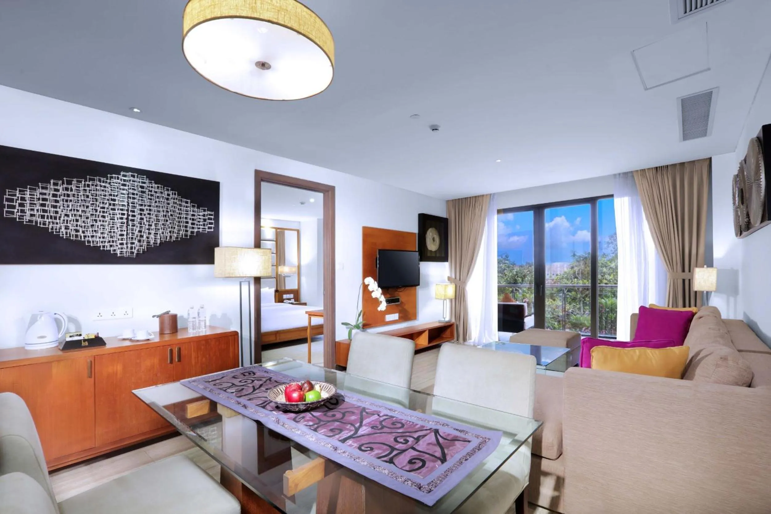 Living room in Lv8 Resort Hotel