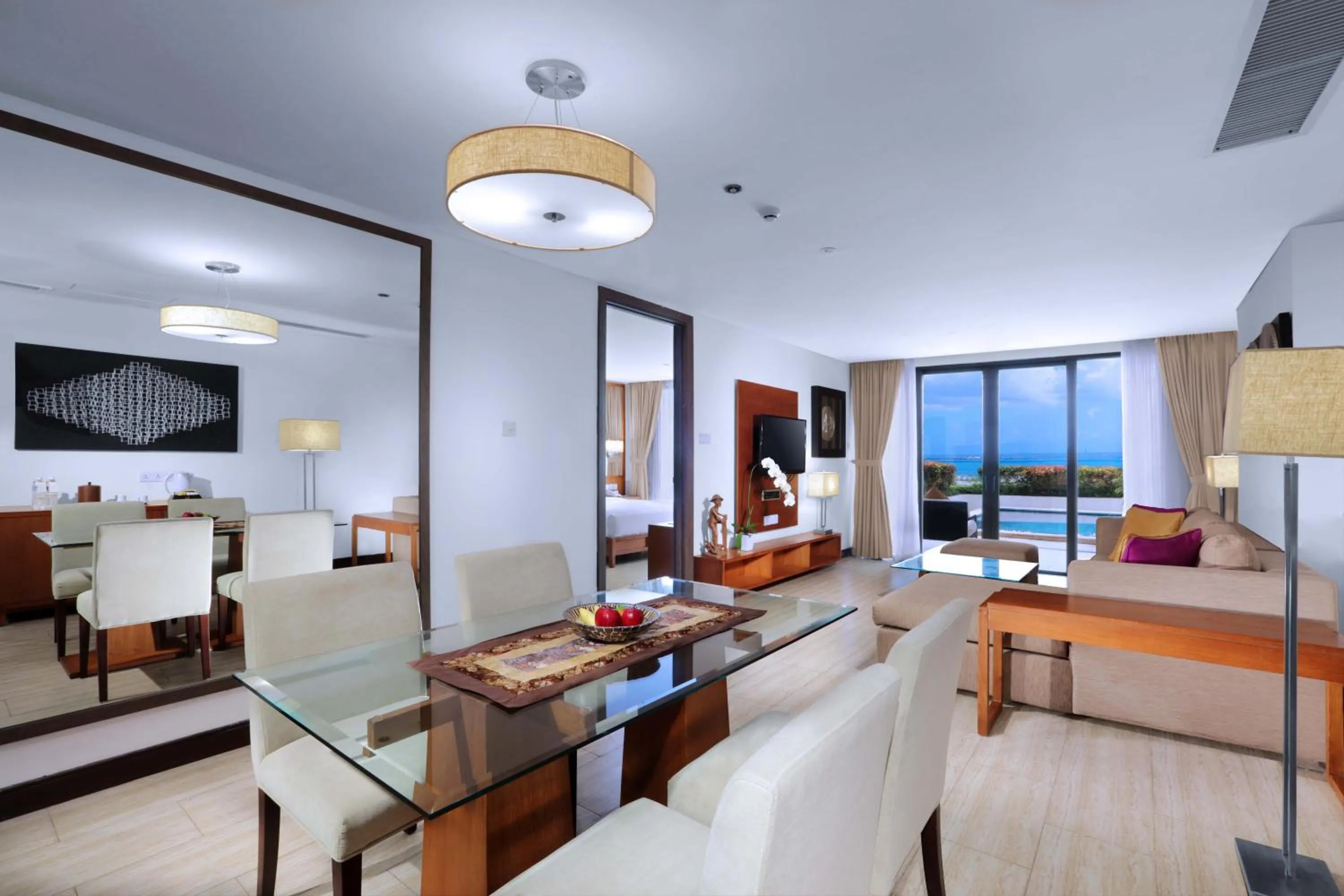 Living room in Lv8 Resort Hotel