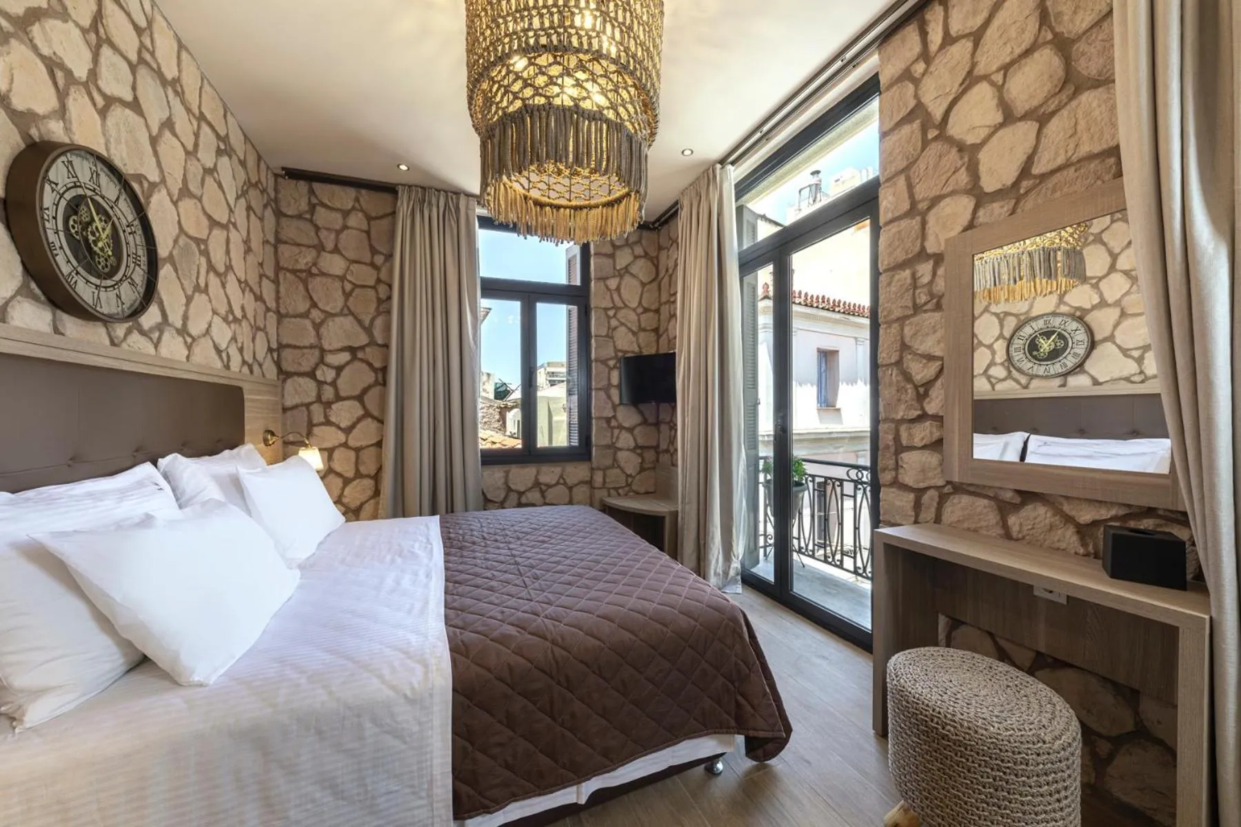 Bedroom, Bed in Athens Manor Houses