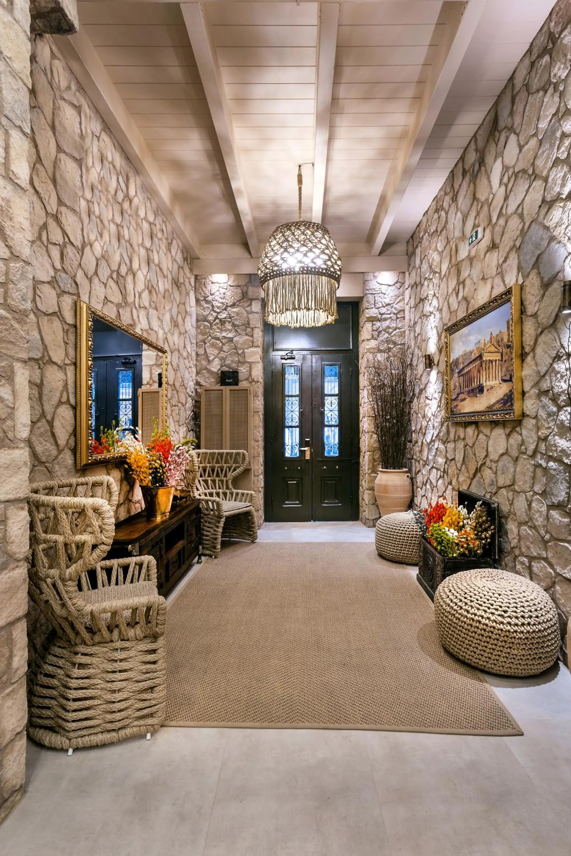 Seating area in Athens Manor Houses