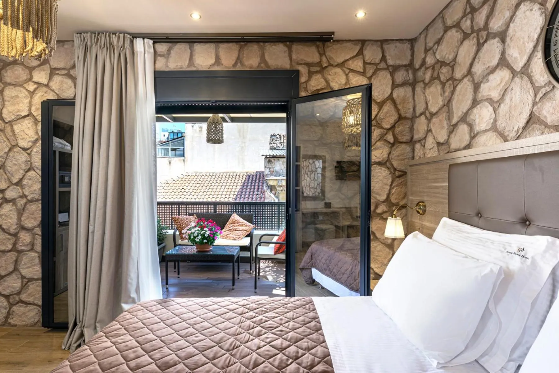 Bedroom, Bed in Athens Manor Houses