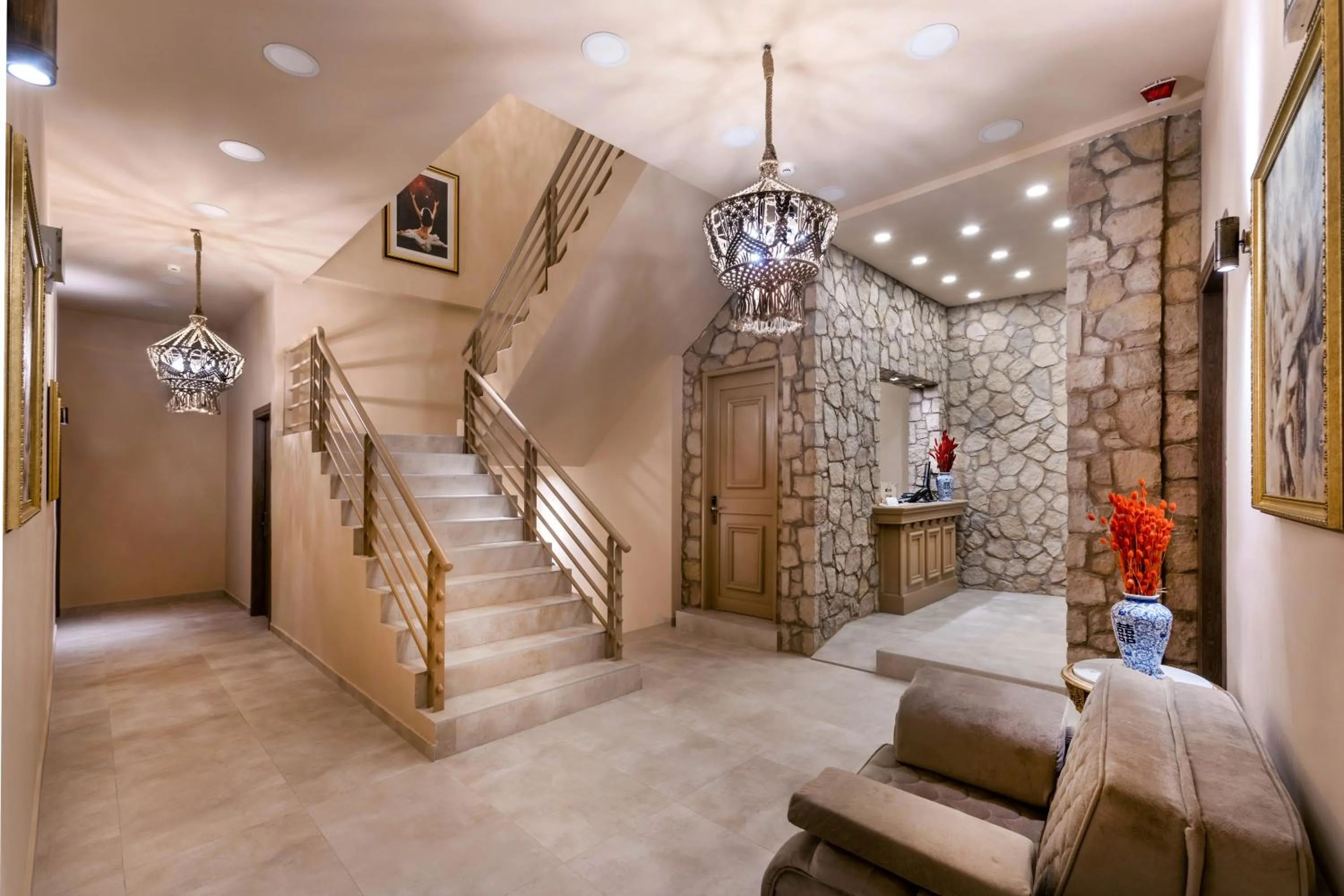 Seating area in Athens Manor Houses