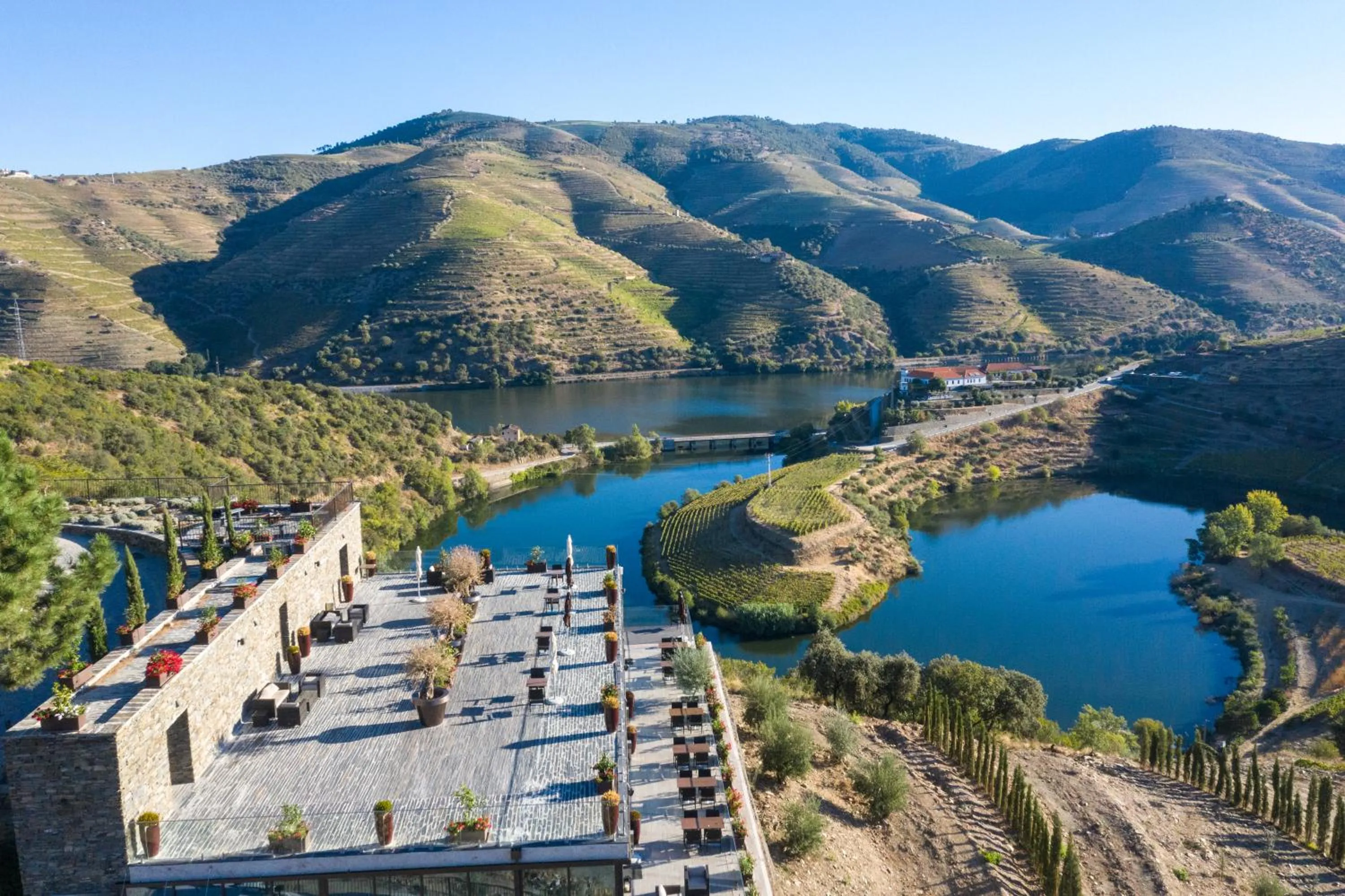 Bird's eye view in Vila Gale Douro Vineyards