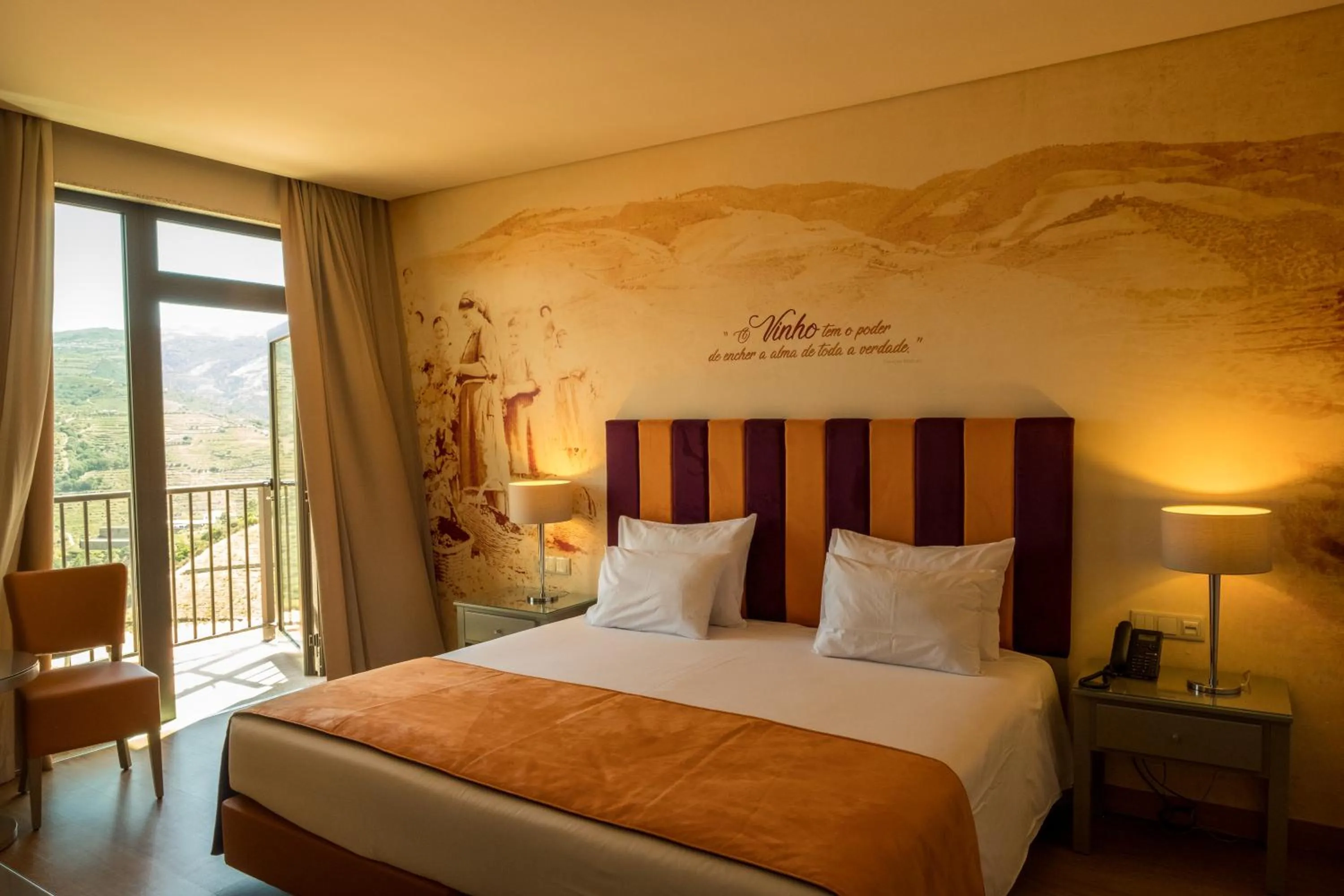 Decorative detail, Bed in Vila Gale Douro Vineyards