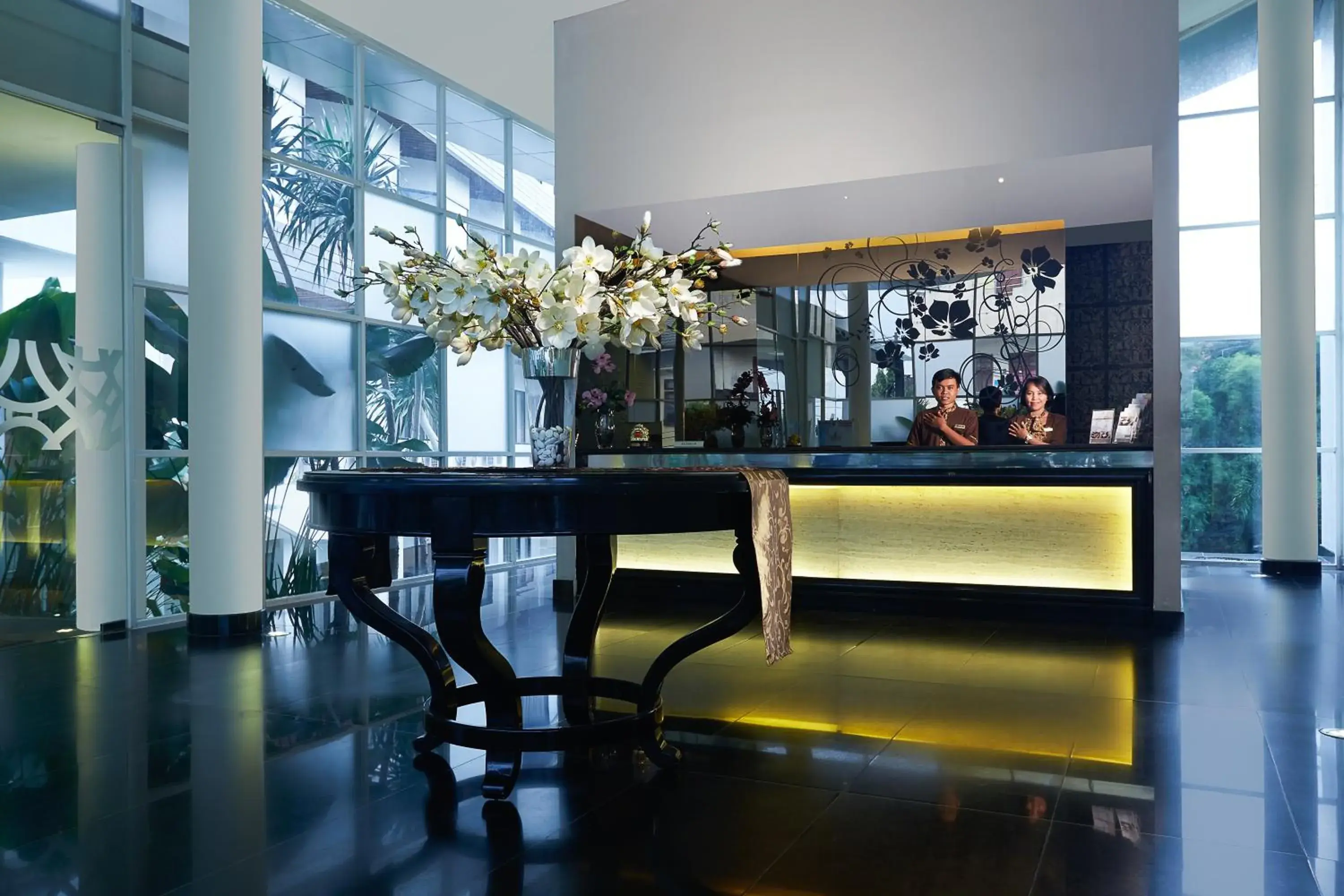 Lobby or reception in Grand Kecubung Hotel Lobby or reception in Grand Kecubung Hotel