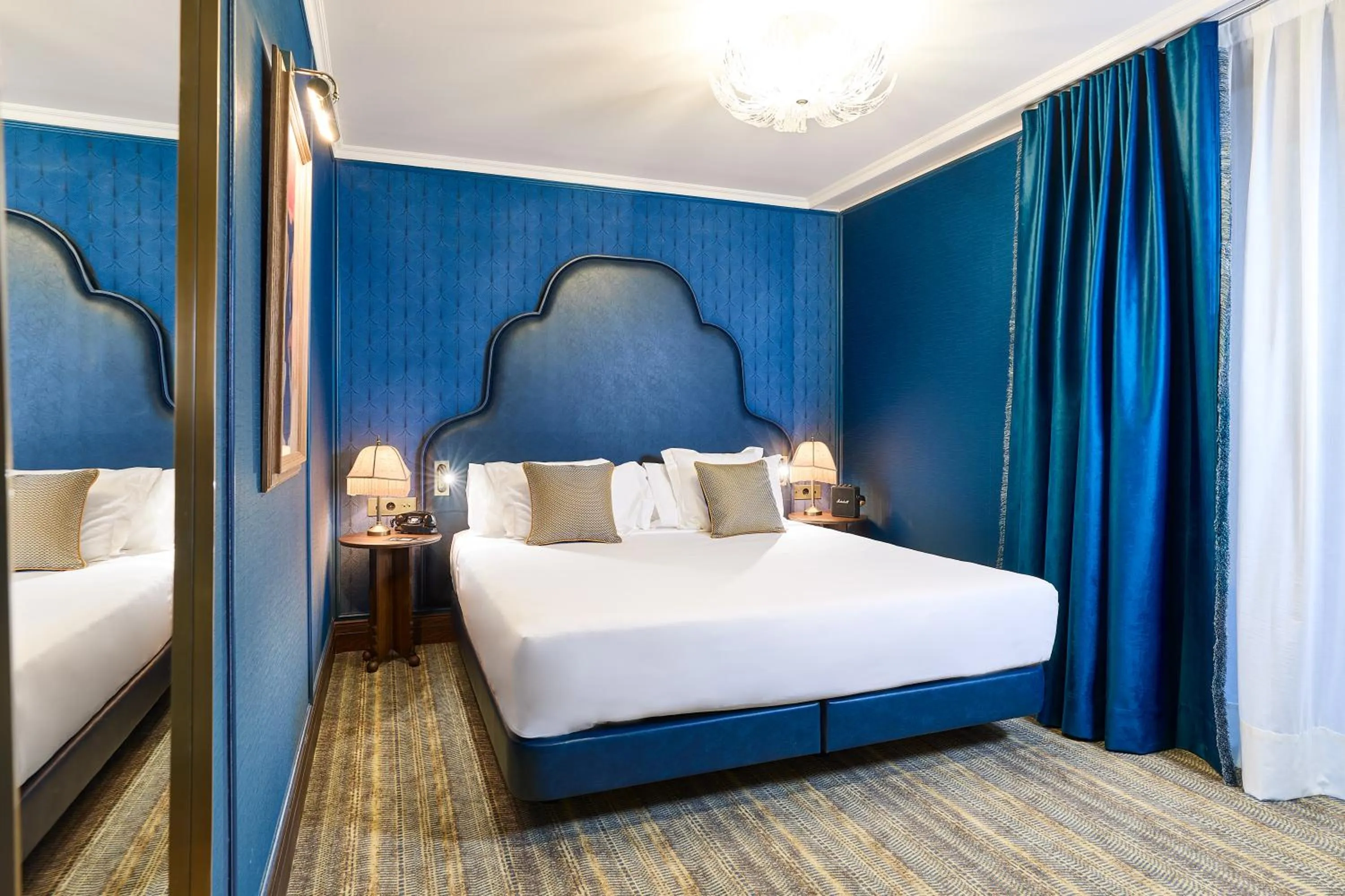 Bed in Hotel España Ramblas