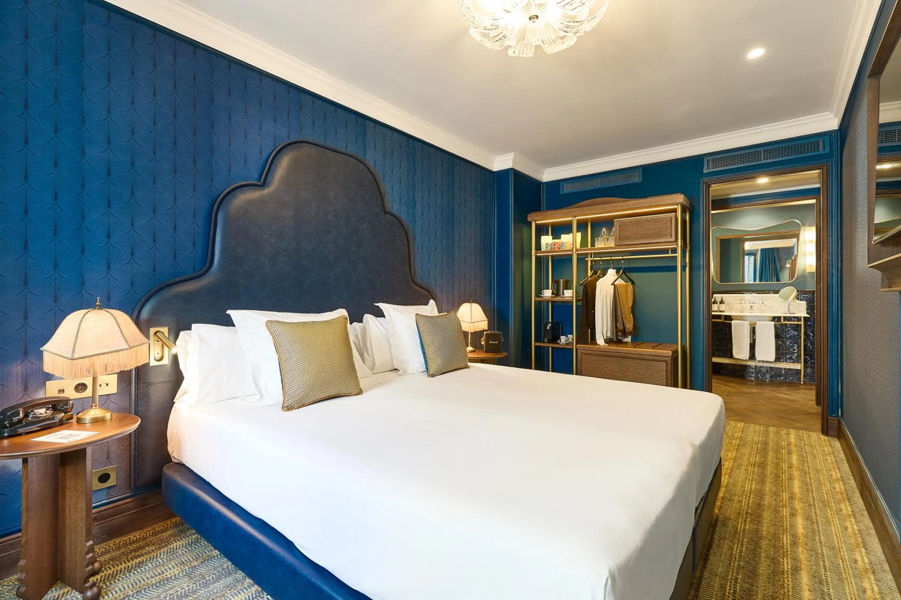 Bed in Hotel España Ramblas