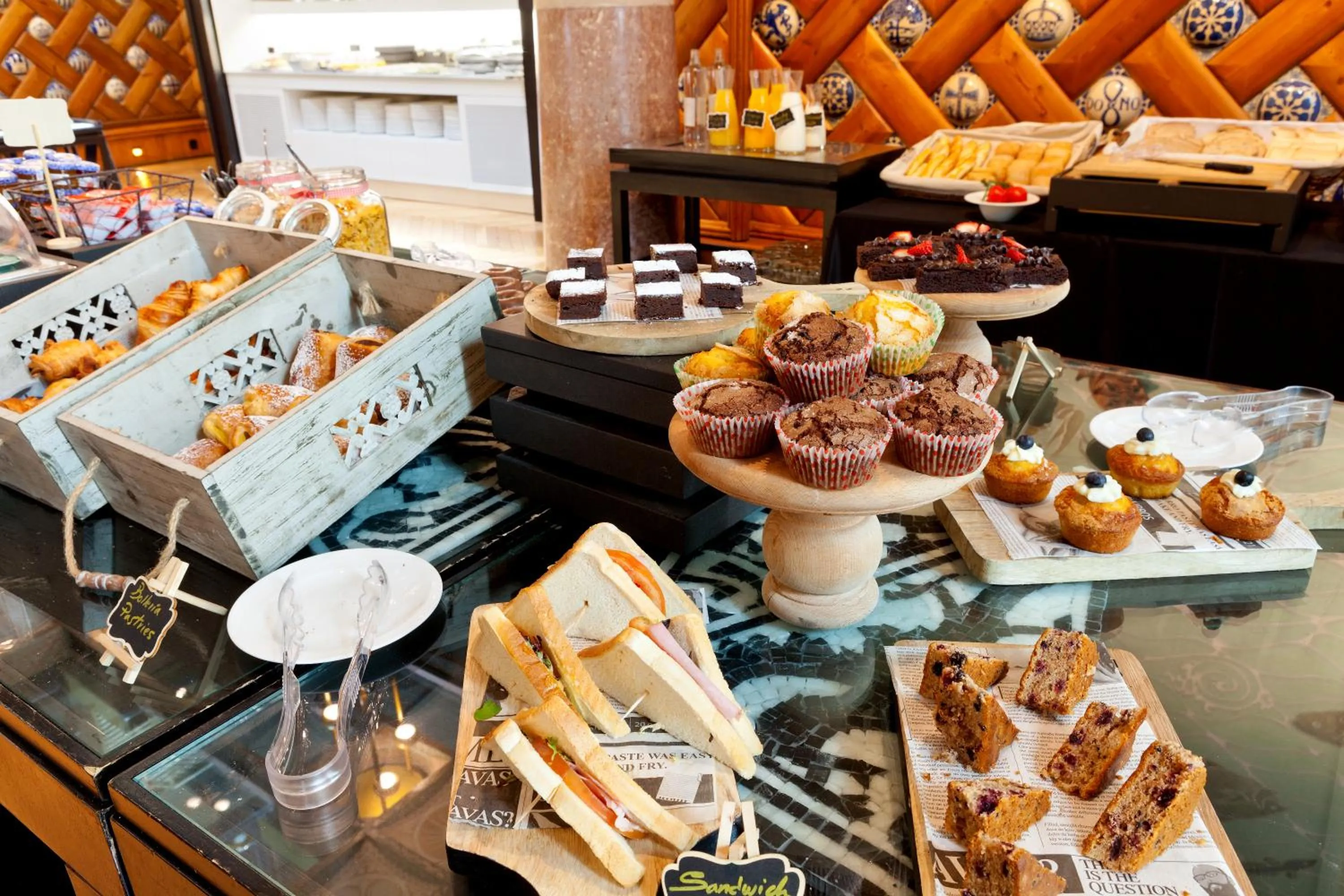 Buffet breakfast in Hotel España Ramblas