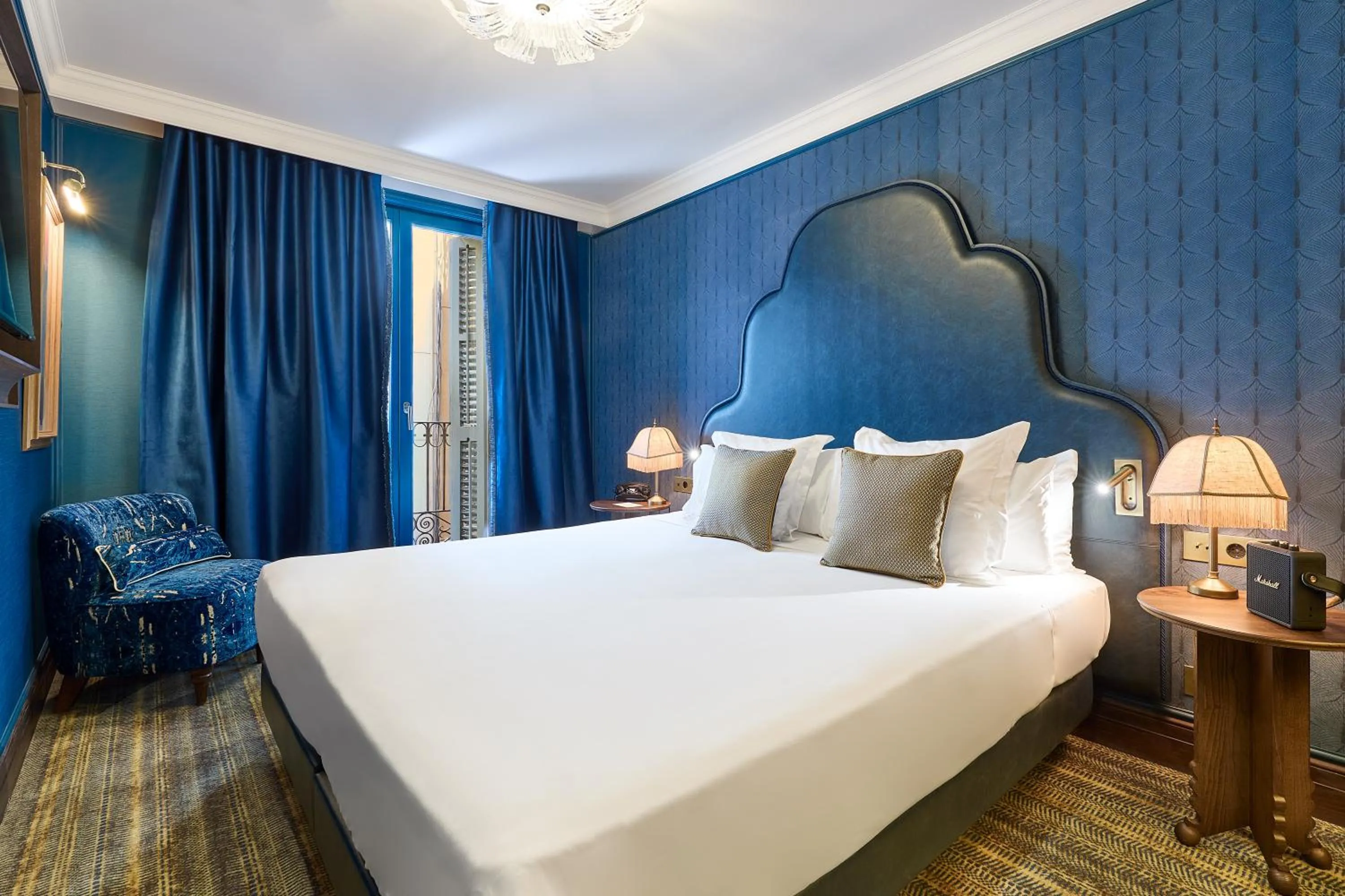 Bed in Hotel España Ramblas