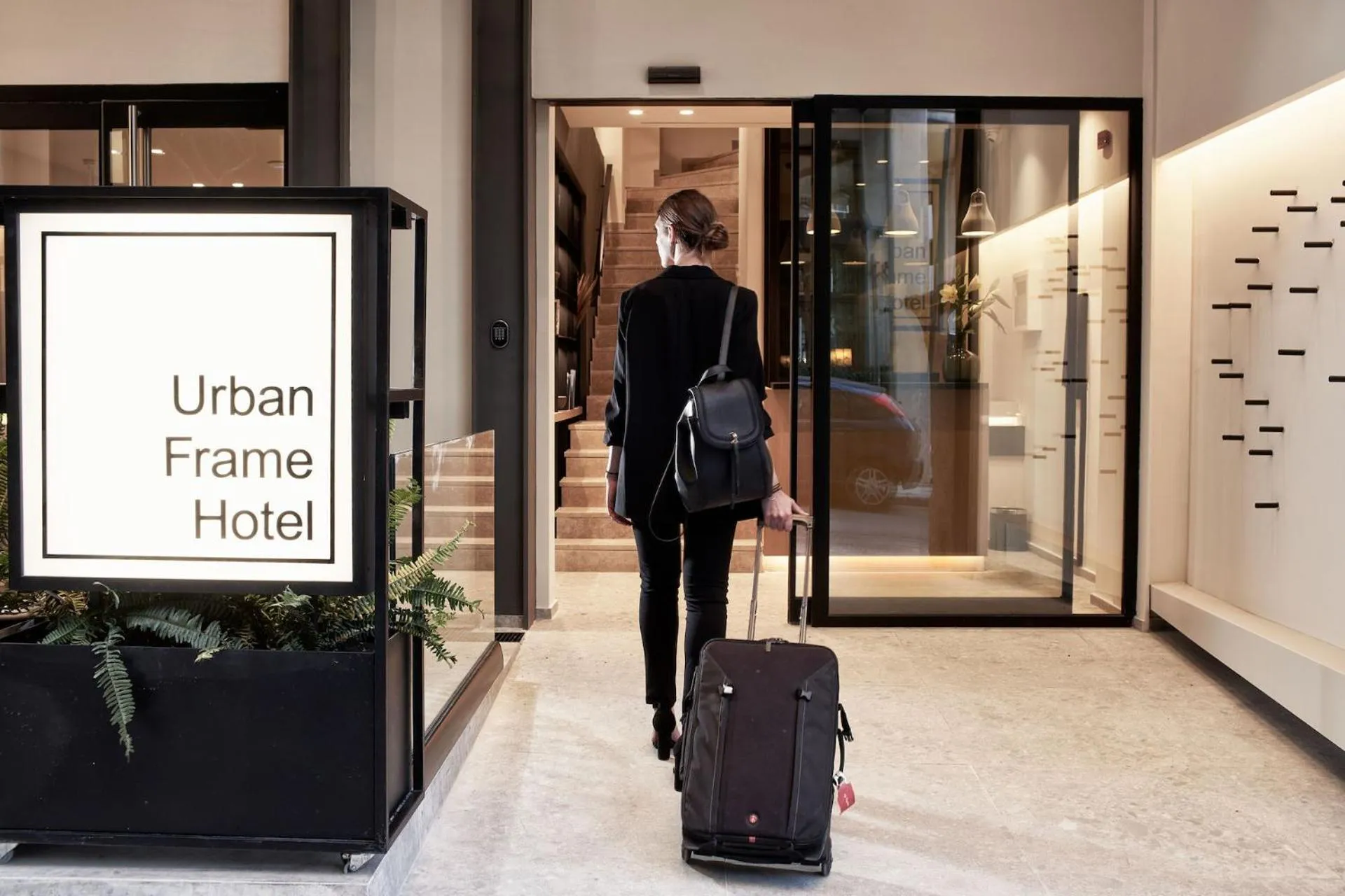 Facade/entrance in Urban Frame Plaka