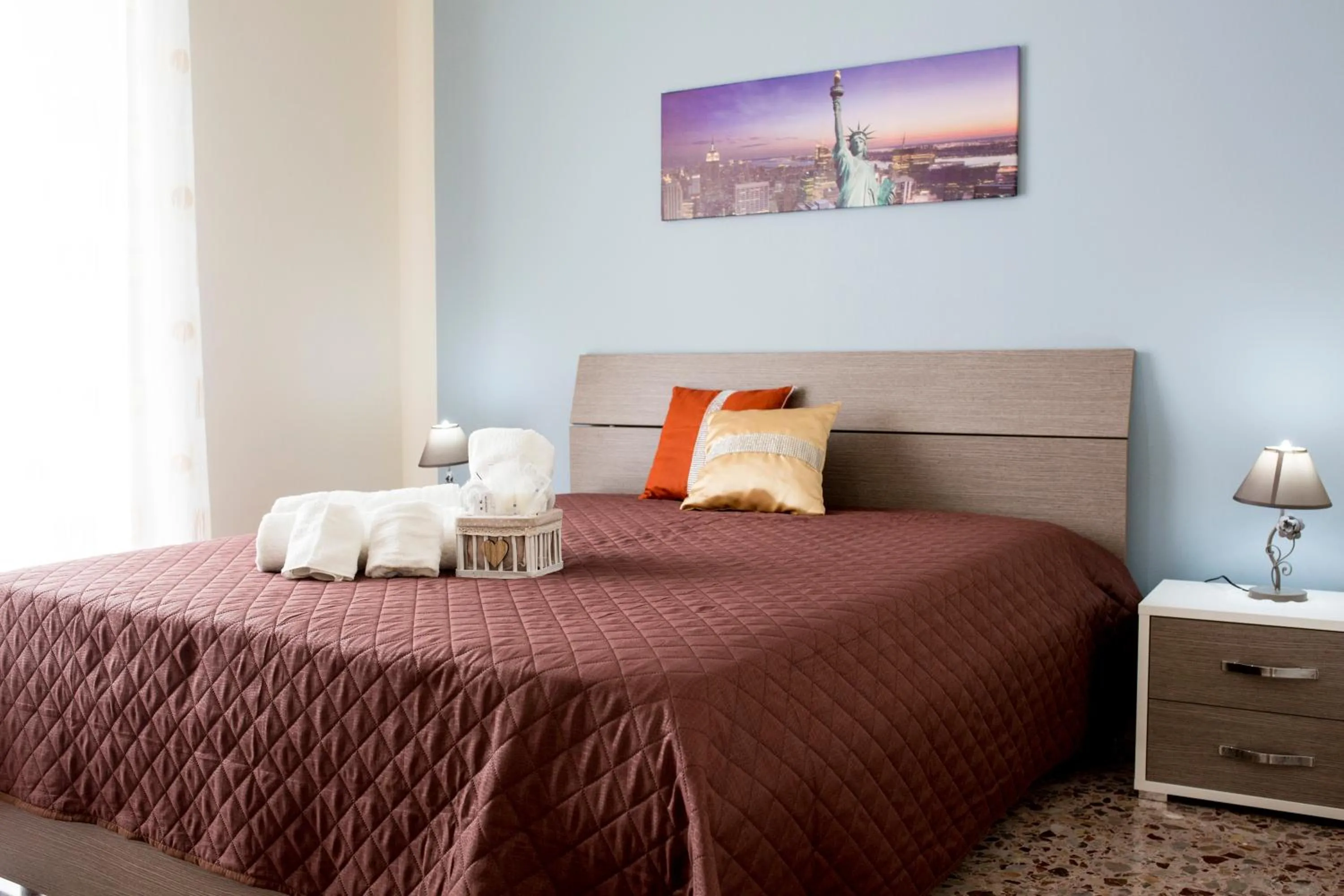 Photo of the whole room, Bed in B&B L'Aurora CAPUA