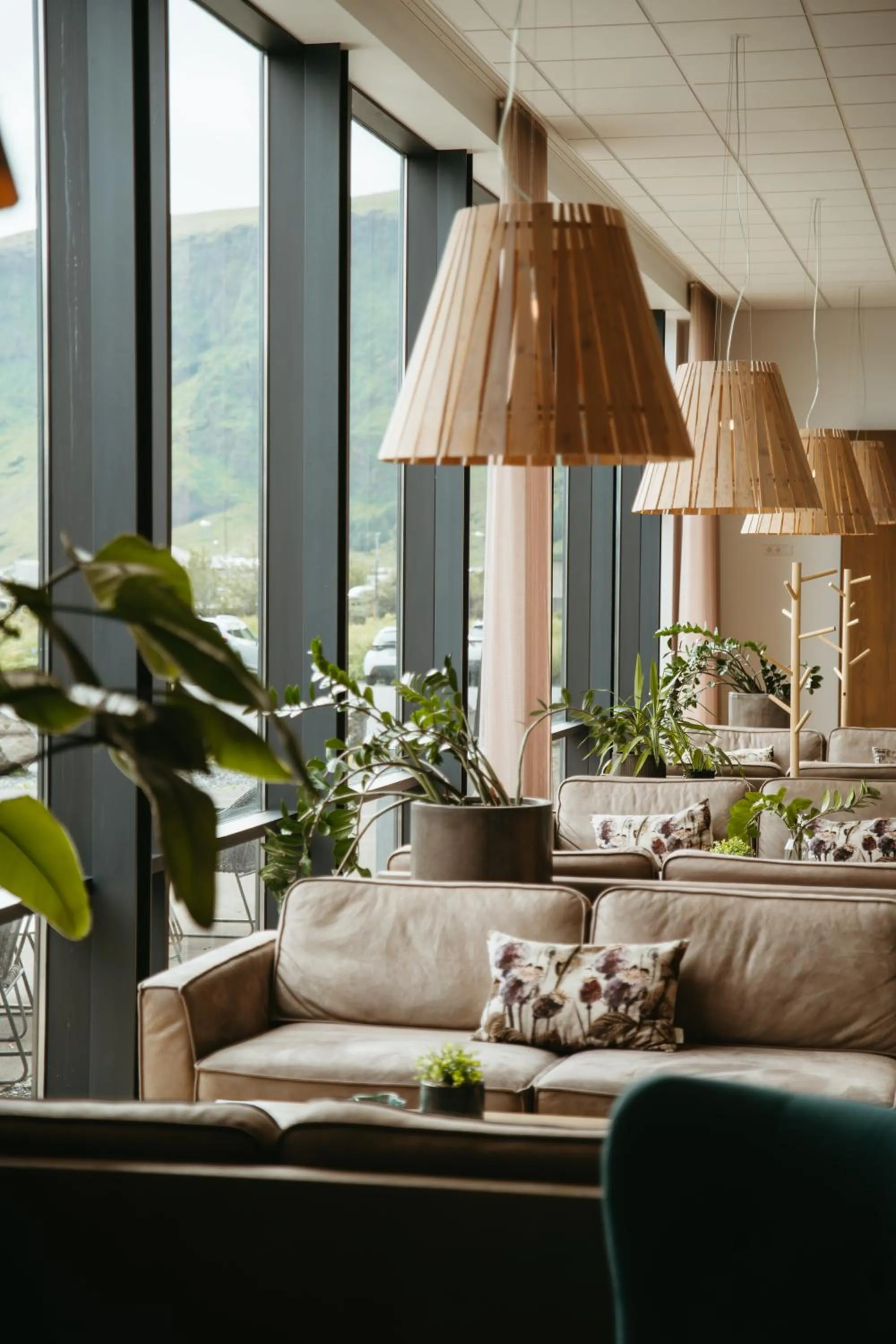 Seating area in Hotel Vík í Mýrdal