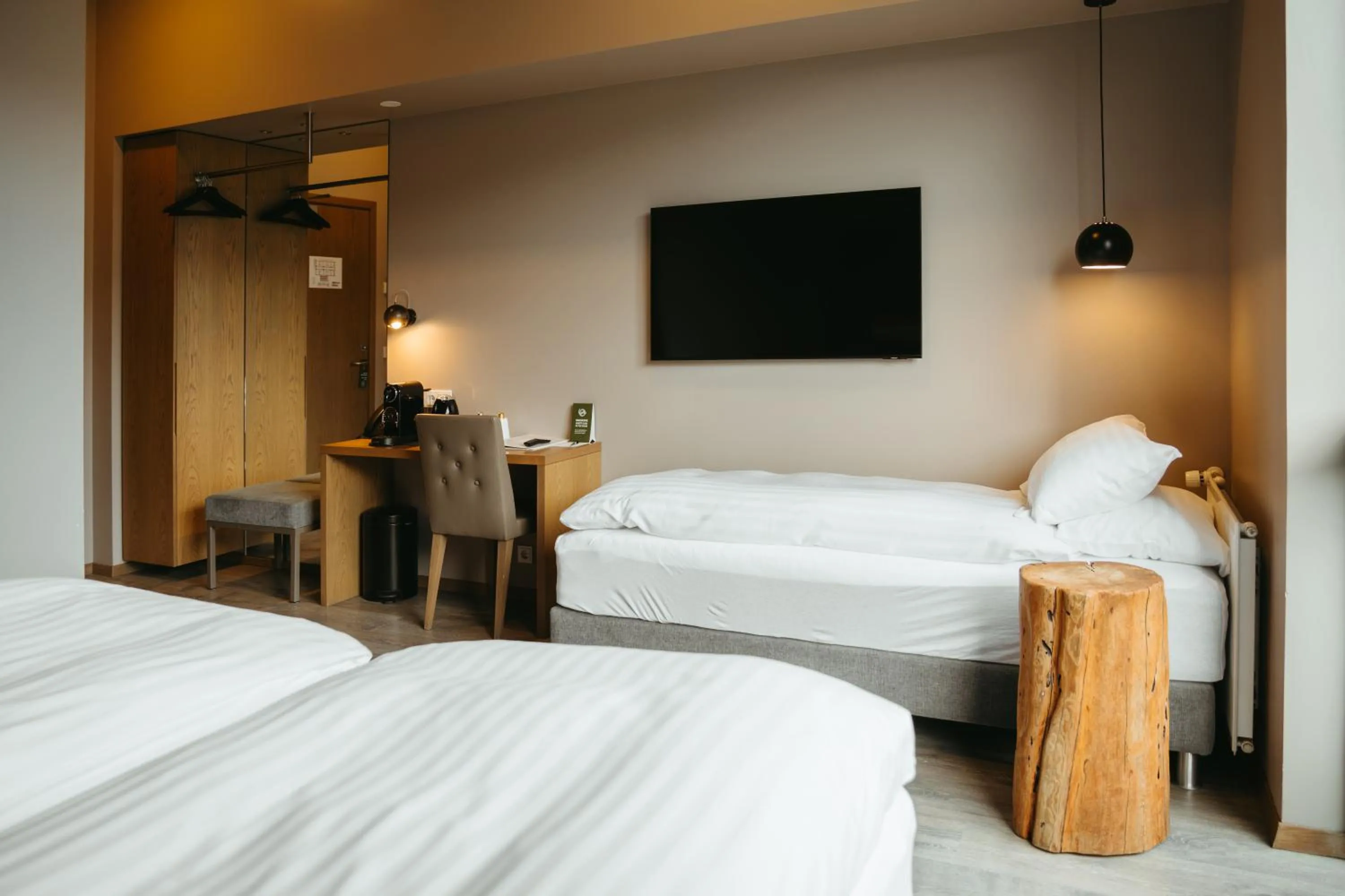 Bedroom, Bed in Hotel Vík í Mýrdal