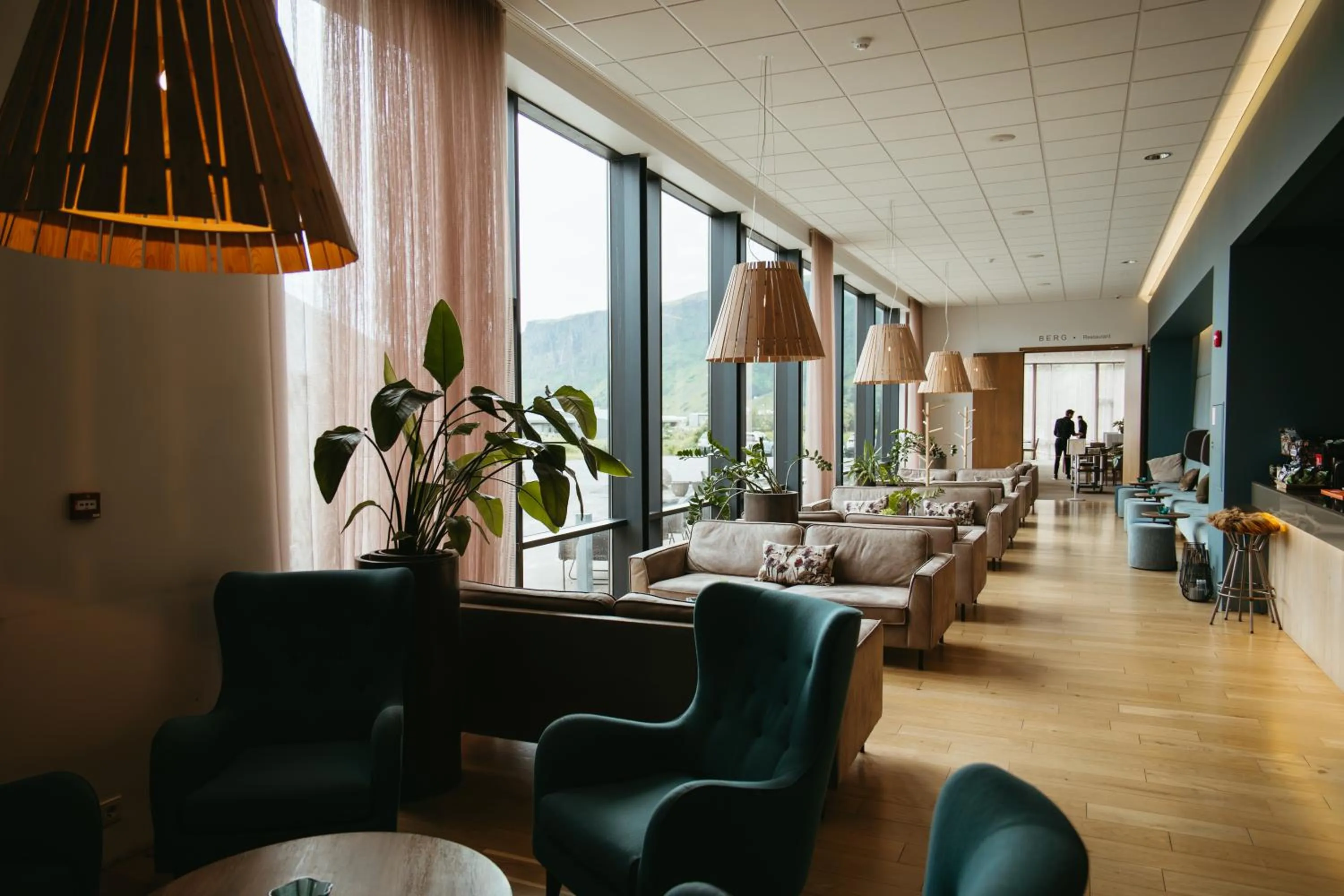Seating area in Hotel Vík í Mýrdal