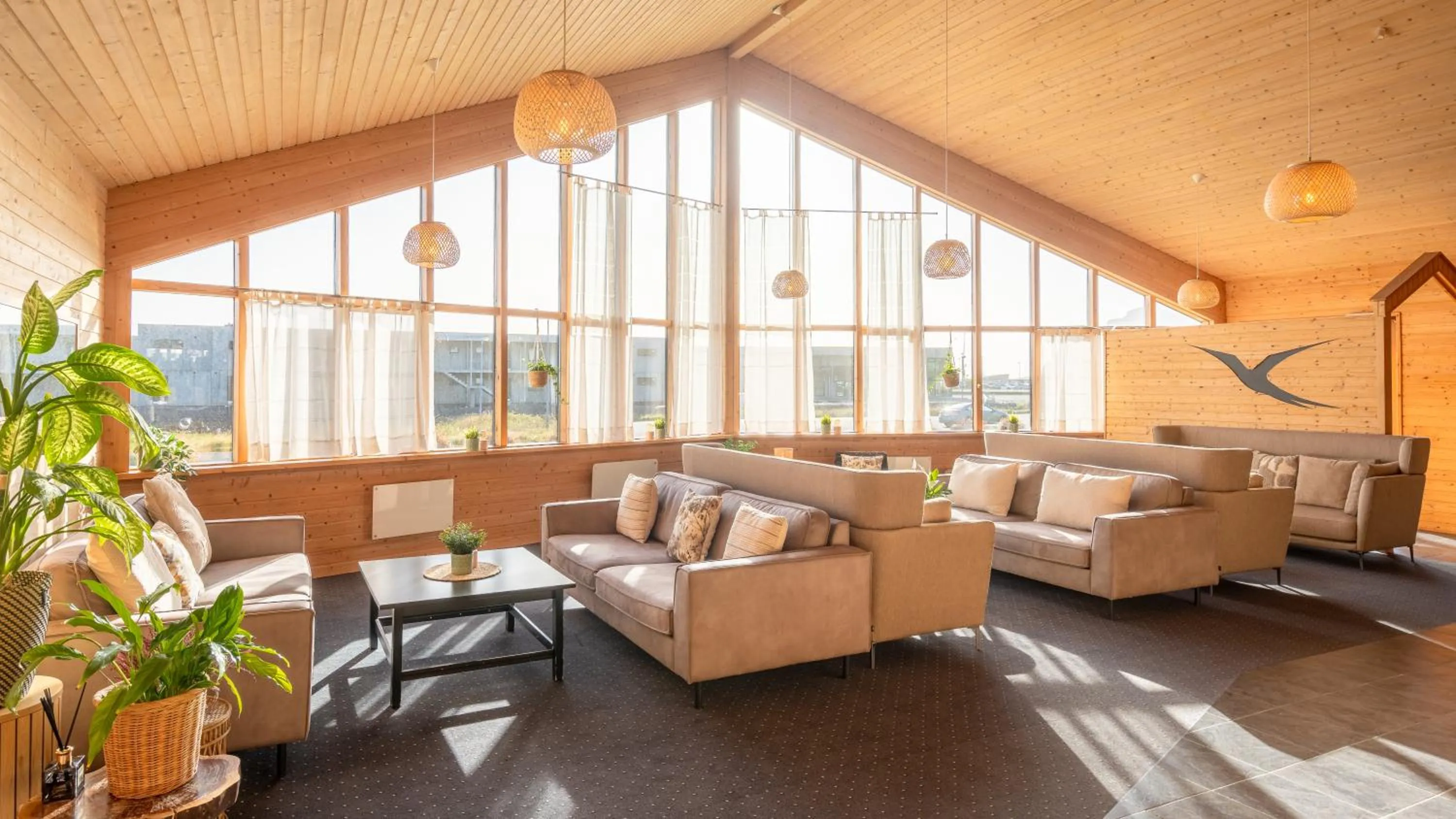 Seating area in Hotel Vík í Mýrdal