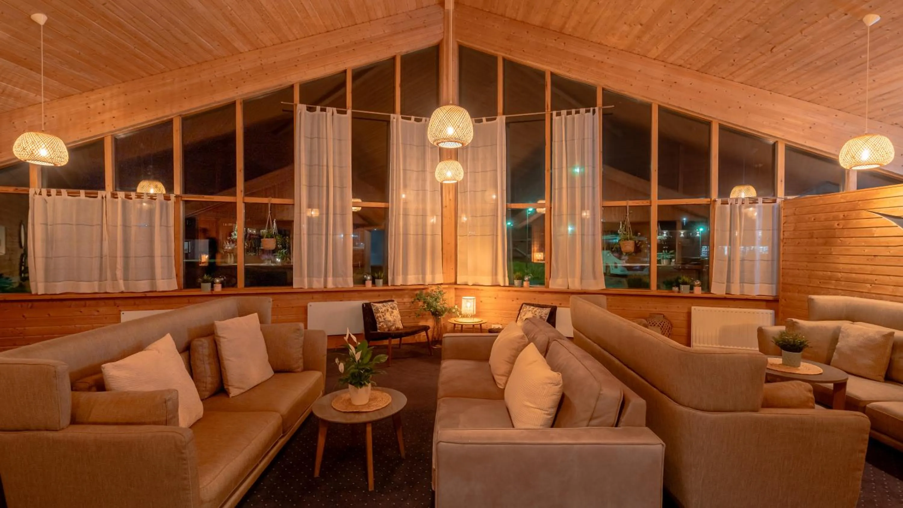 Seating area in Hotel Vík í Mýrdal