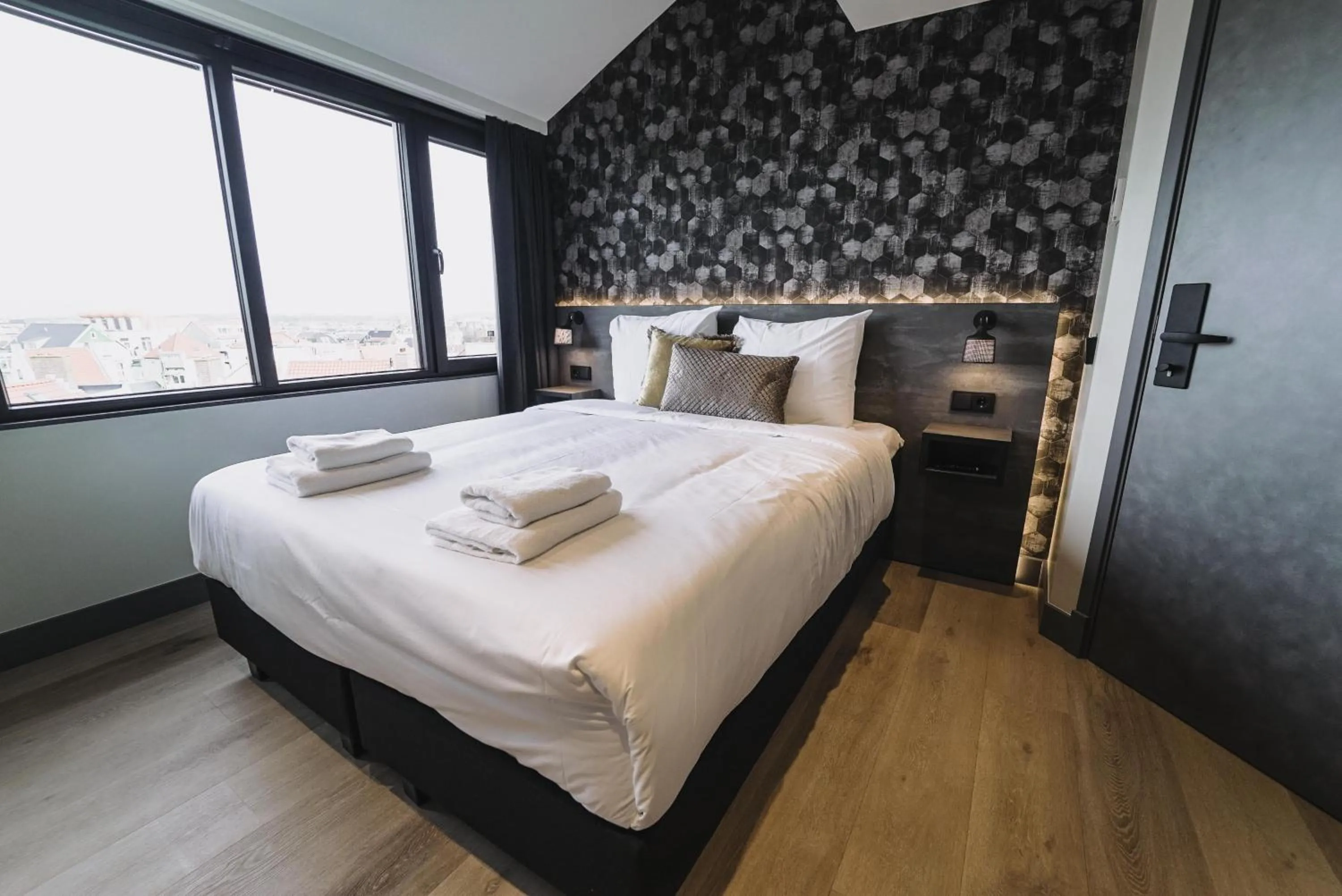 Bed in Hotel Bell