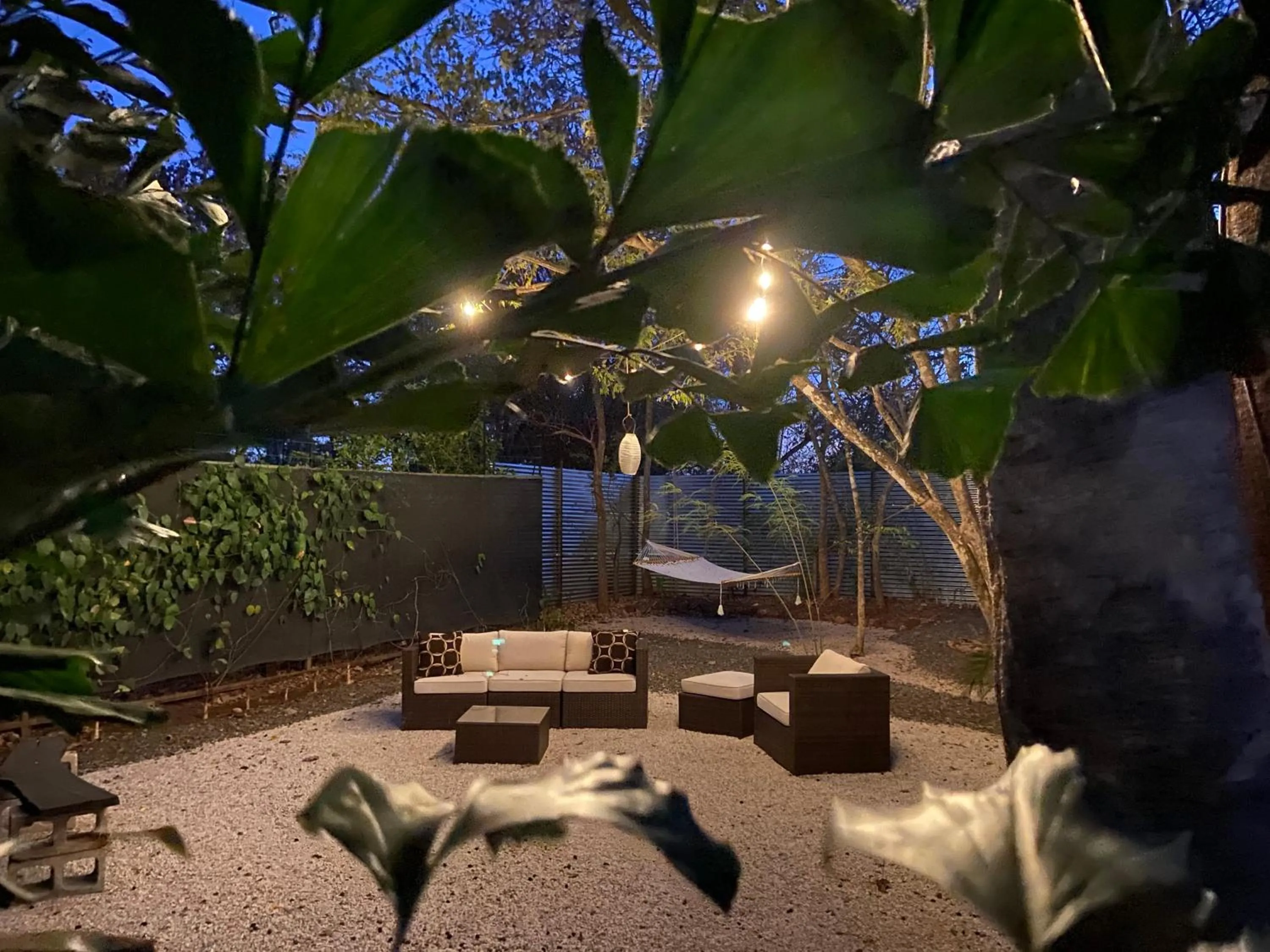 Seating area in Villas Kalei