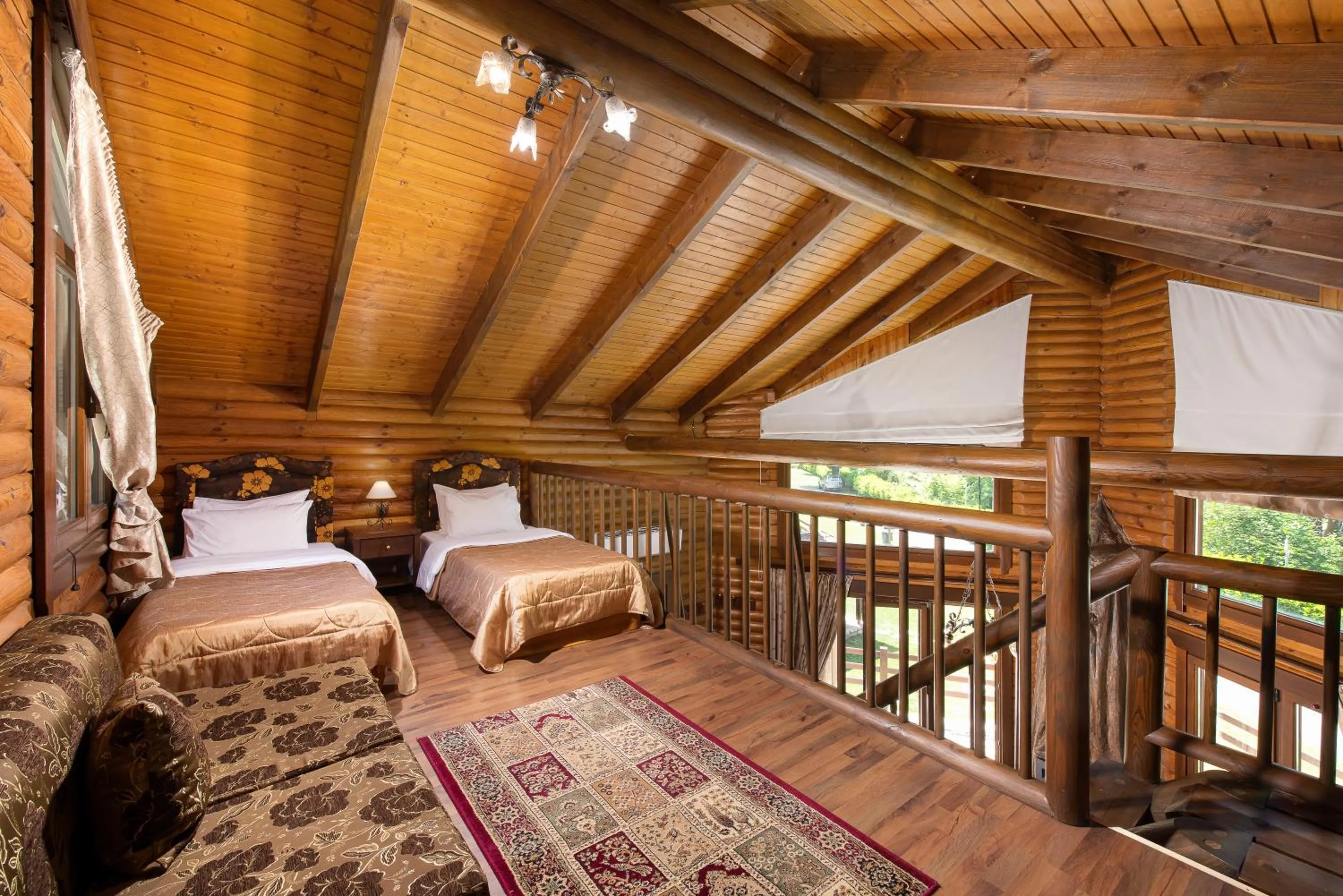 Photo of the whole room, Bed in Natura Chalets