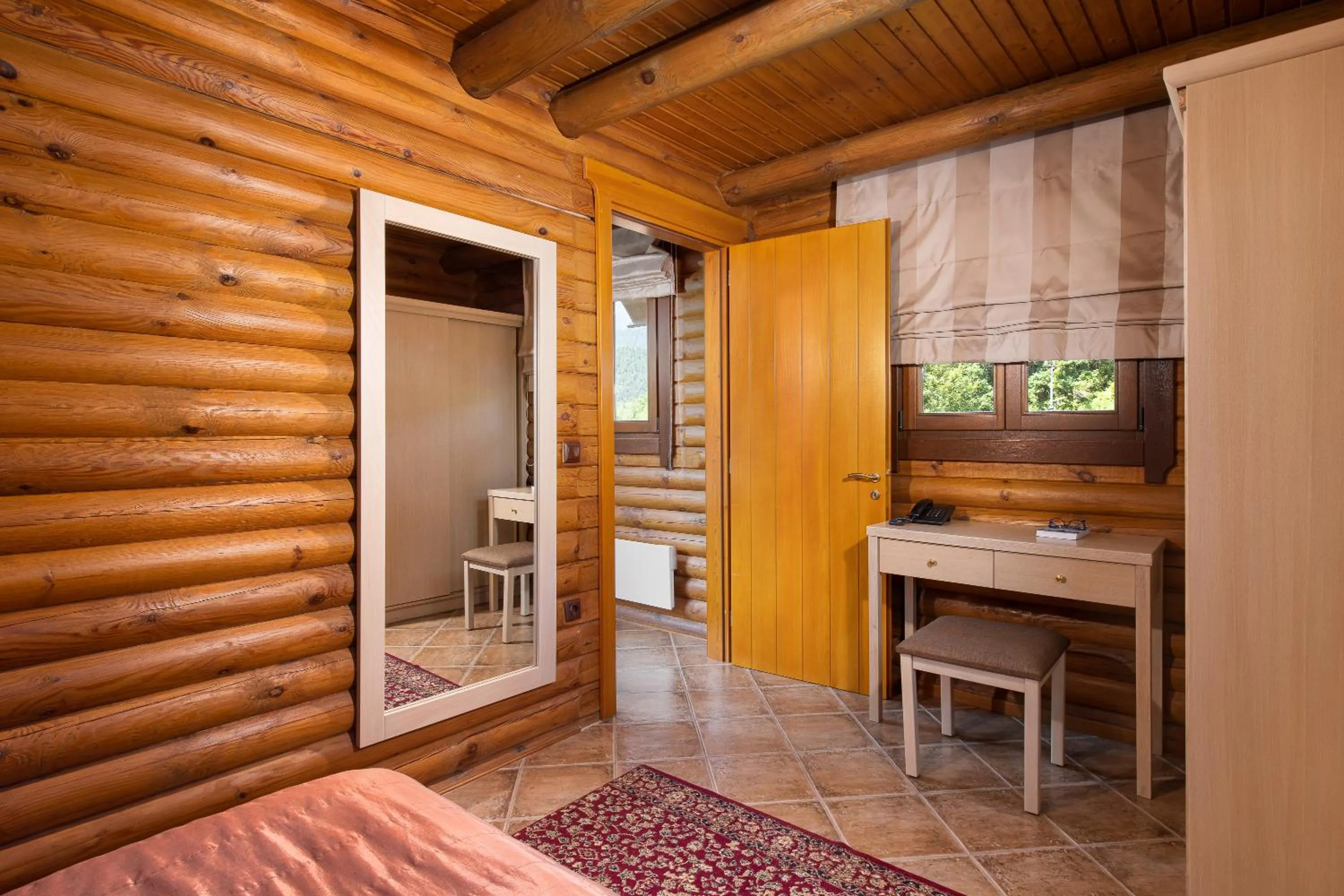 Bedroom in Natura Chalets