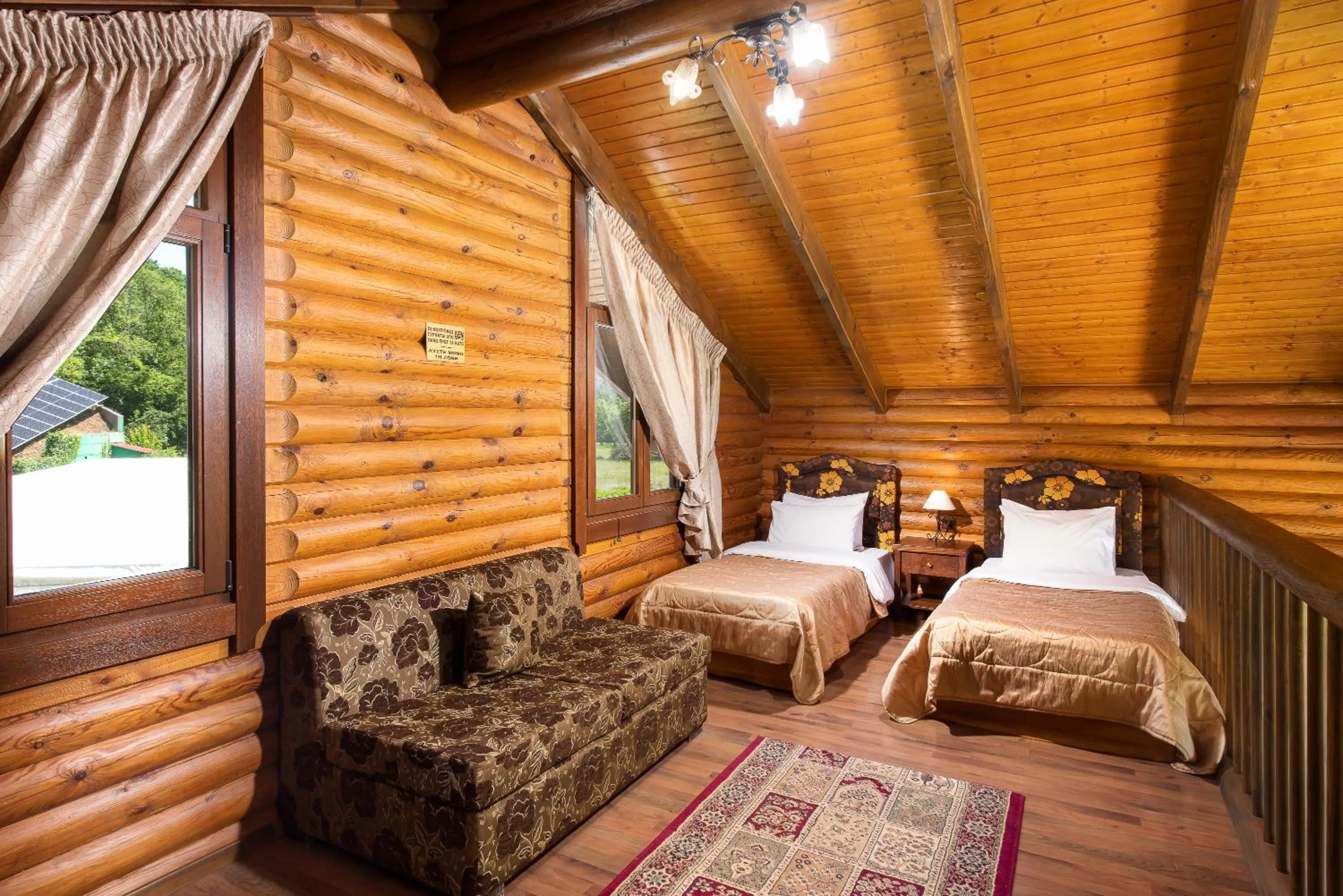 Bed in Natura Chalets