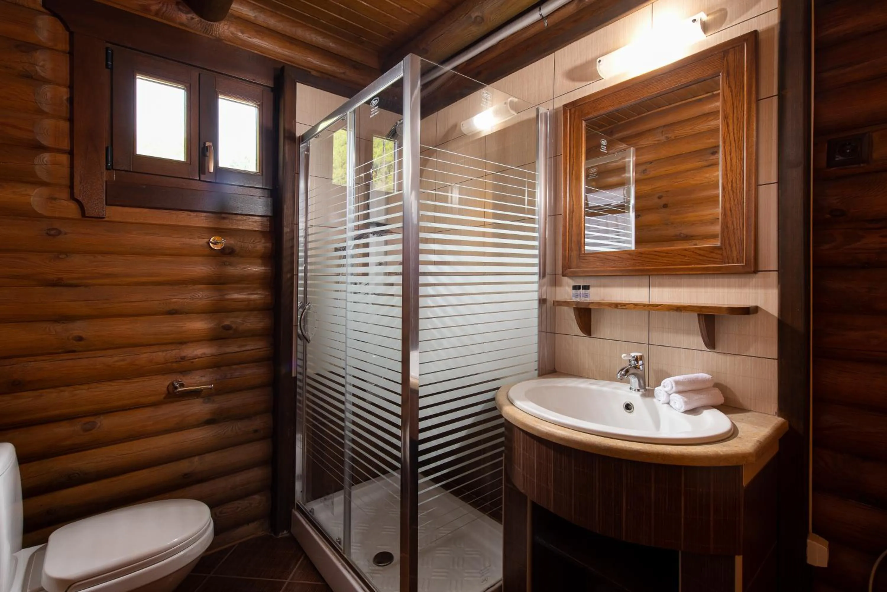 Bathroom in Natura Chalets
