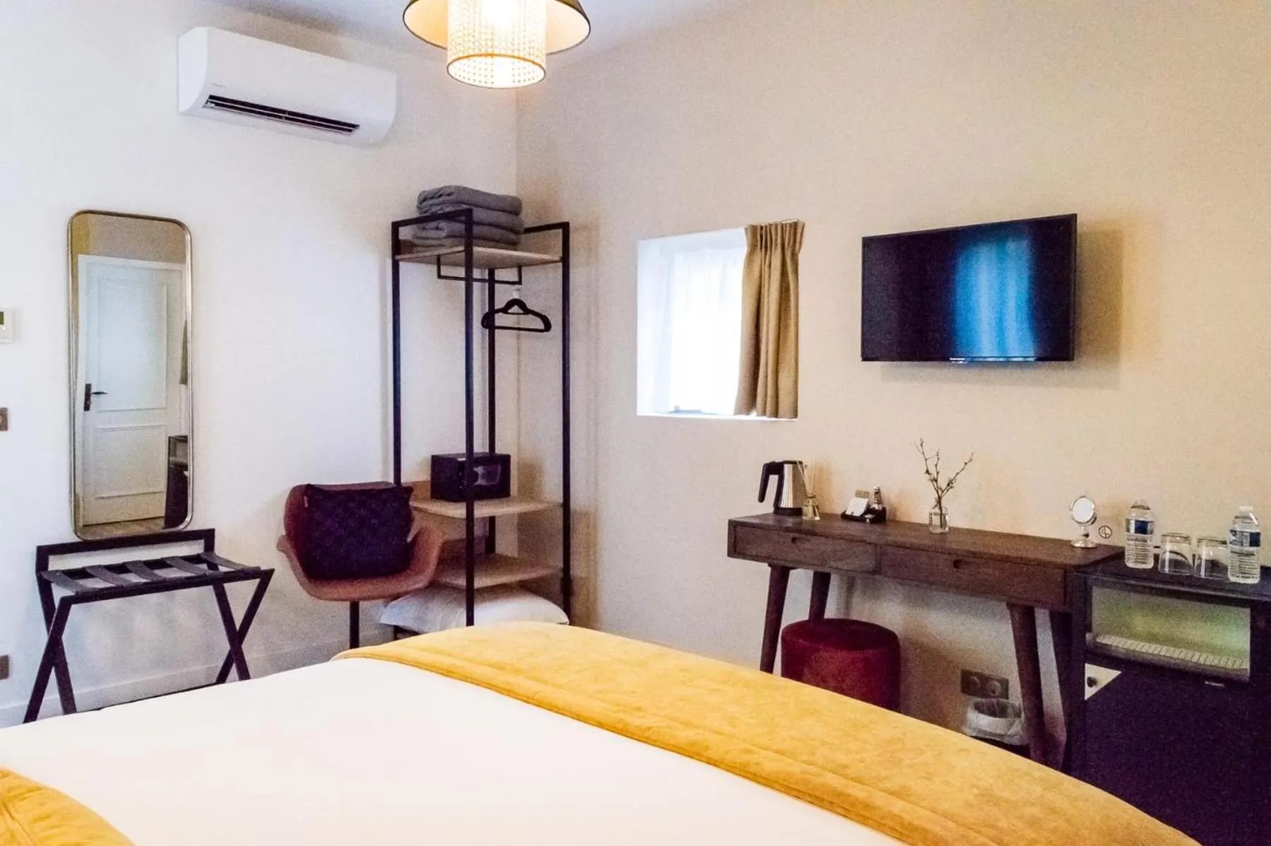 Bed in Hotel des Iris