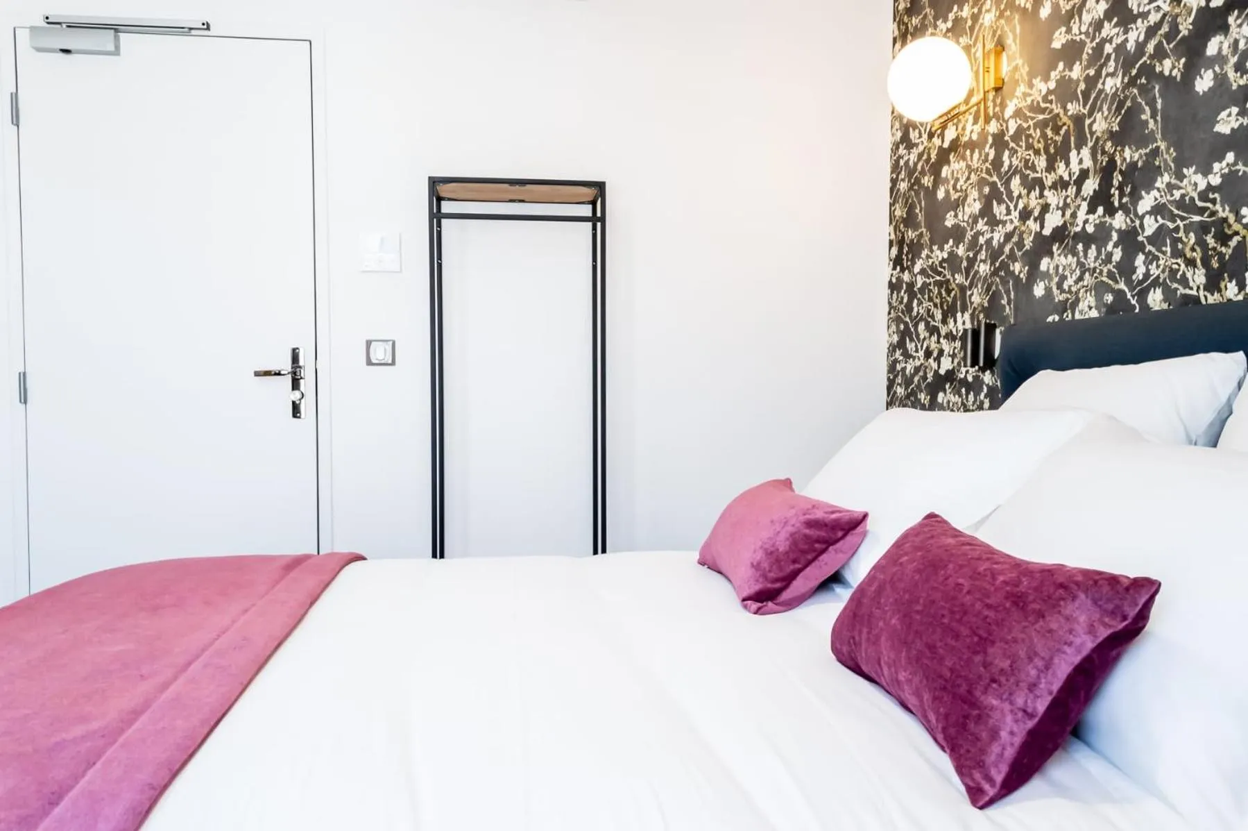 Bed in Hotel des Iris