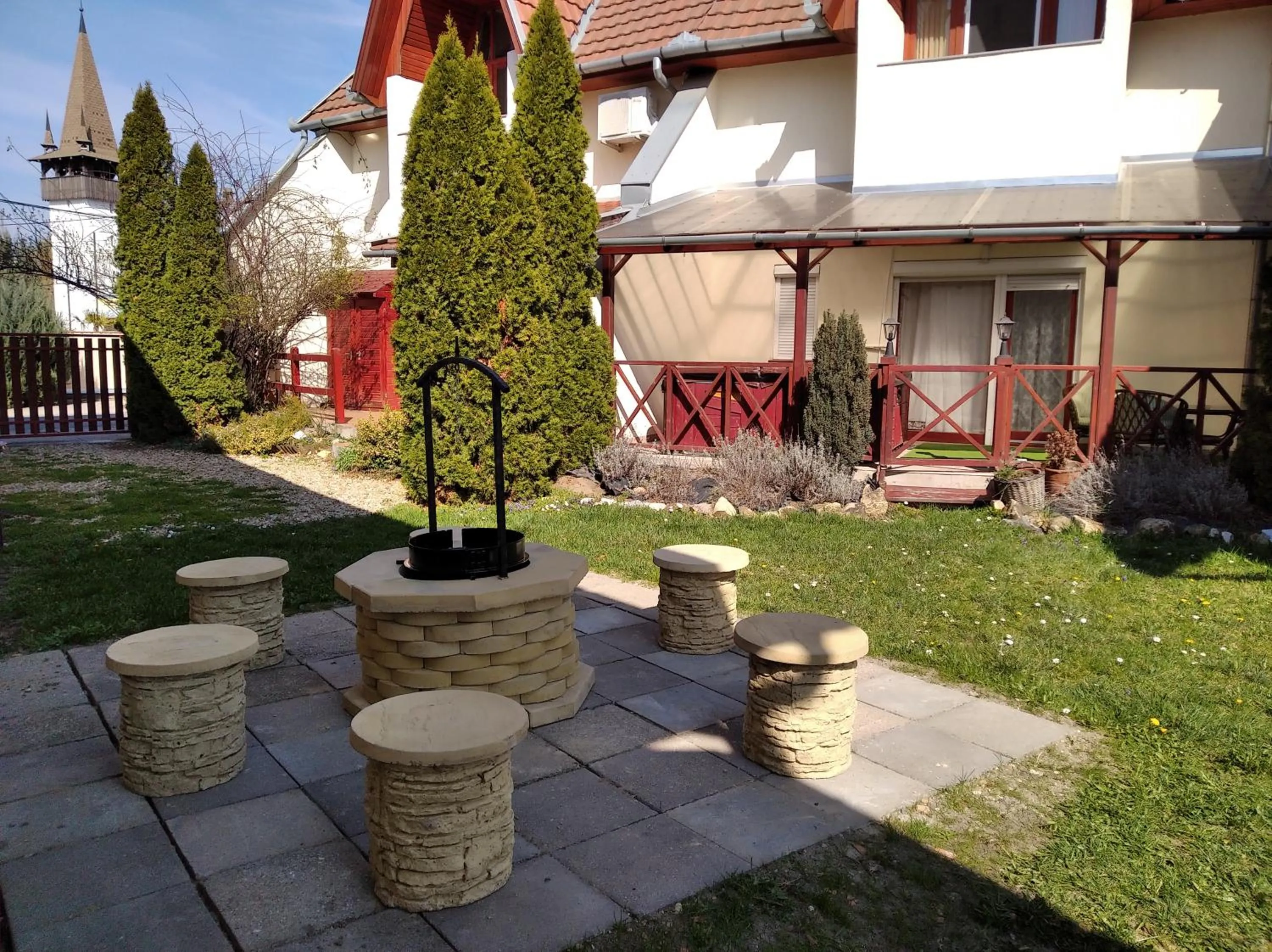 Garden in Hellasz Apartman