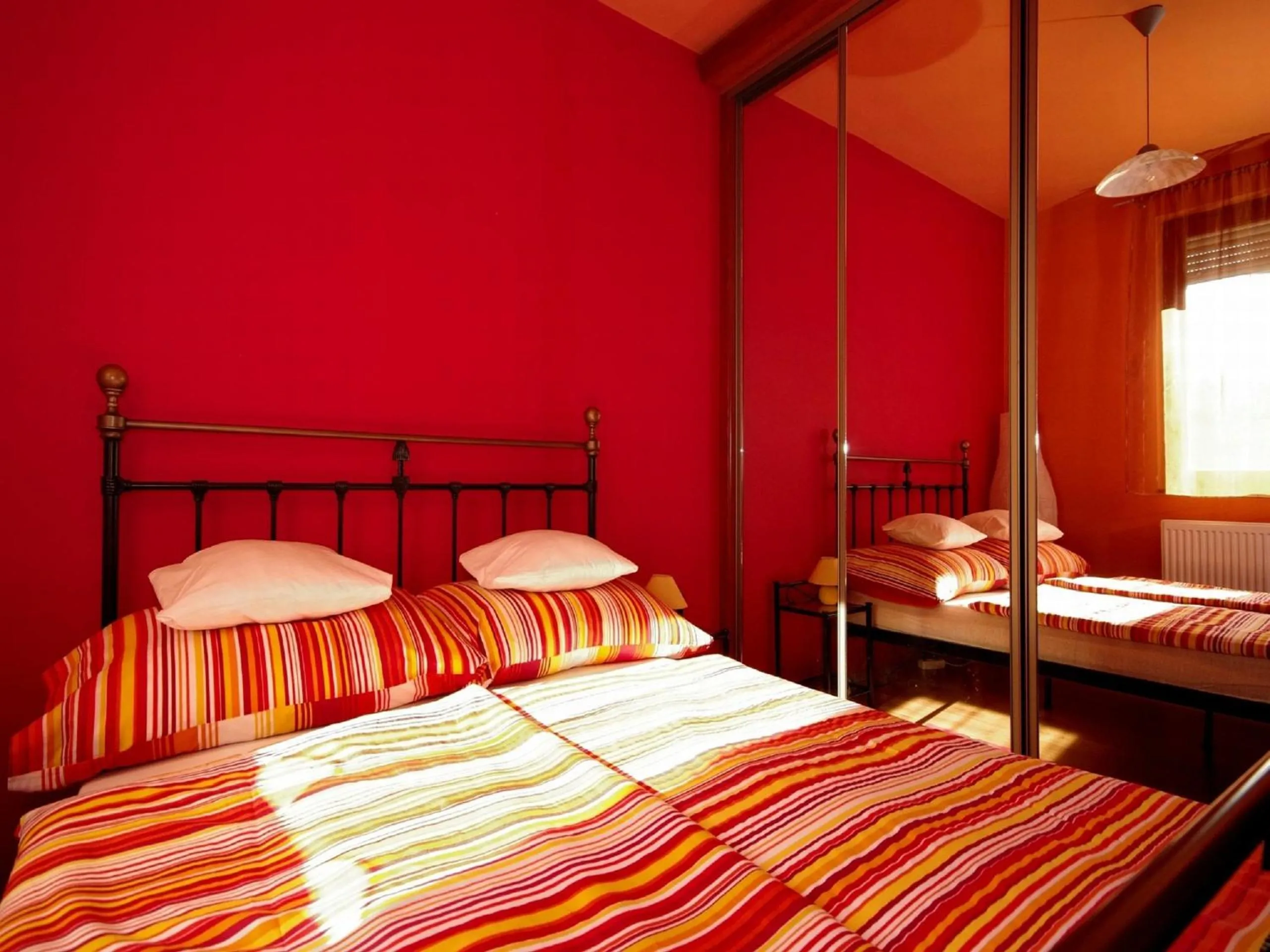 Bedroom, Bed in Hellasz Apartman