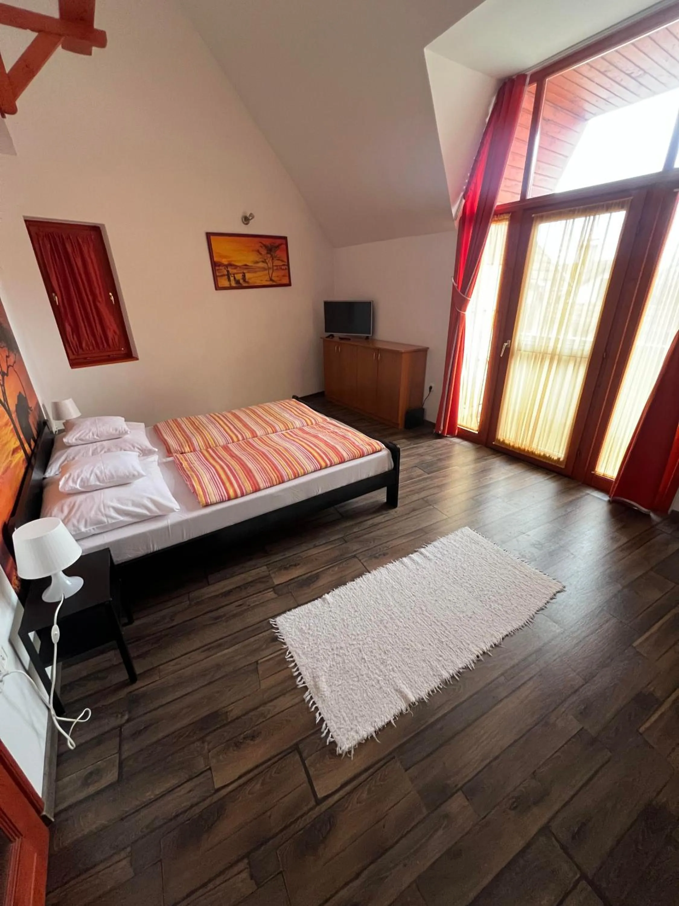 Bedroom, Bed in Hellasz Apartman