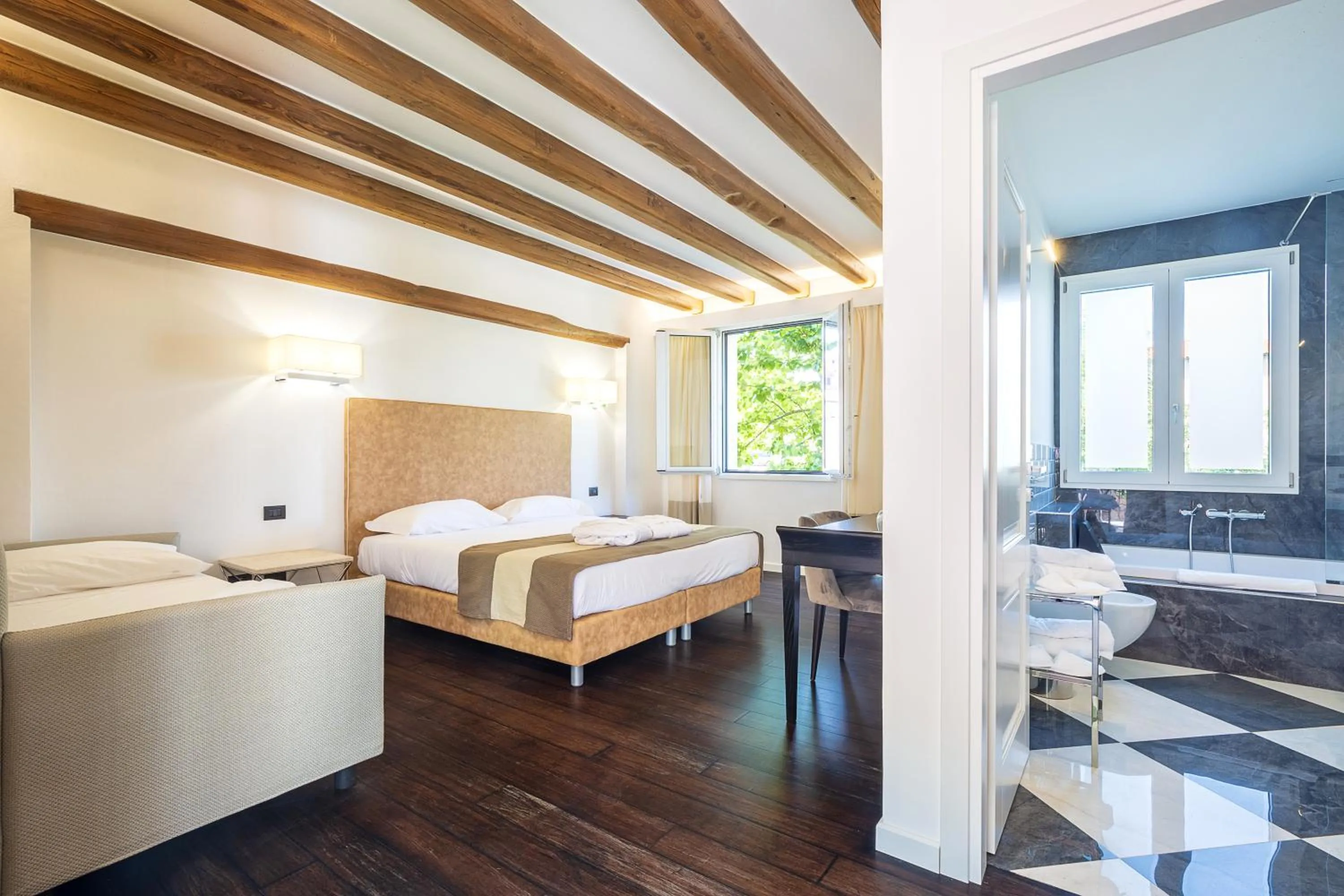 Bed in Raphael Hotel Arbatax