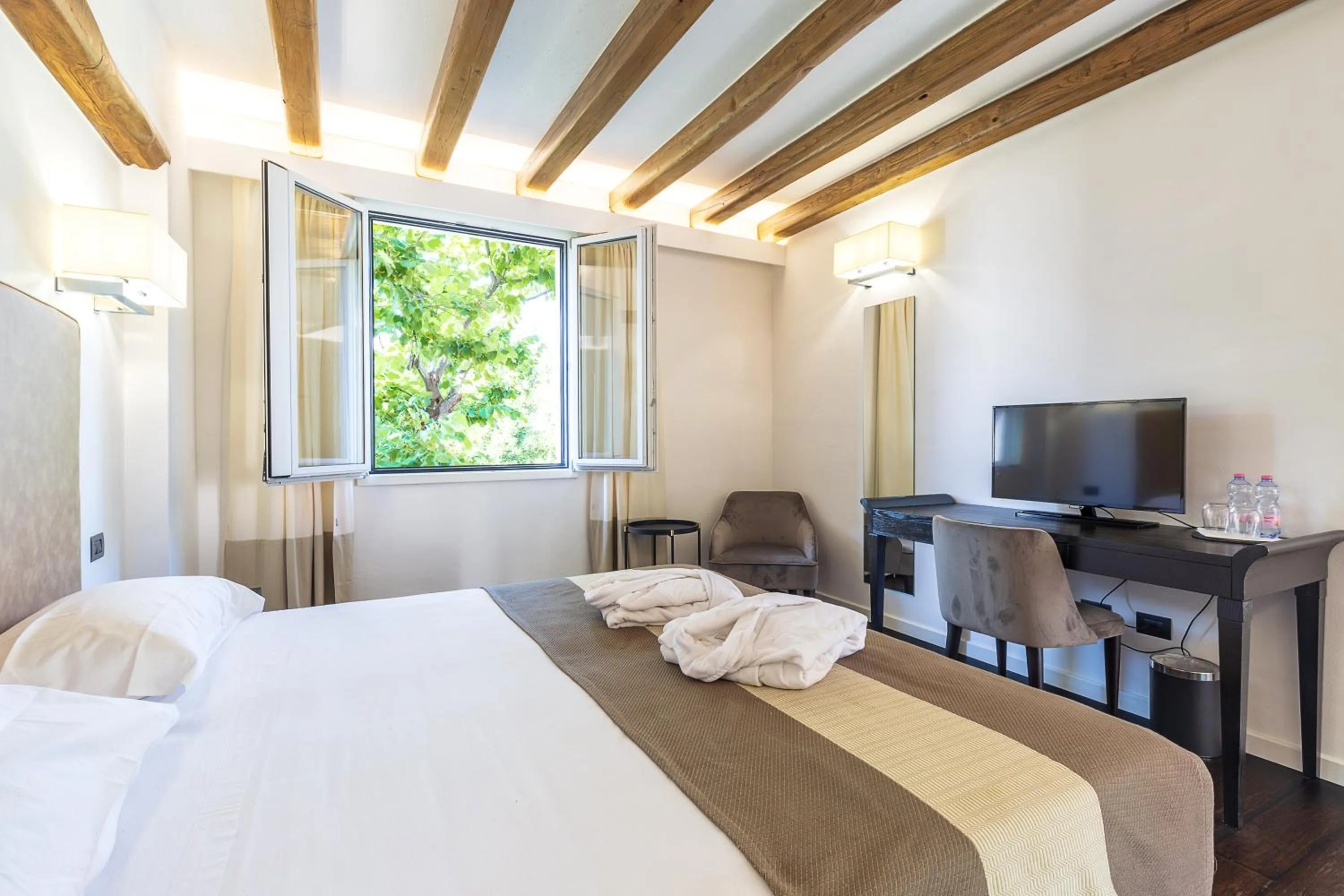 Bed in Raphael Hotel Arbatax