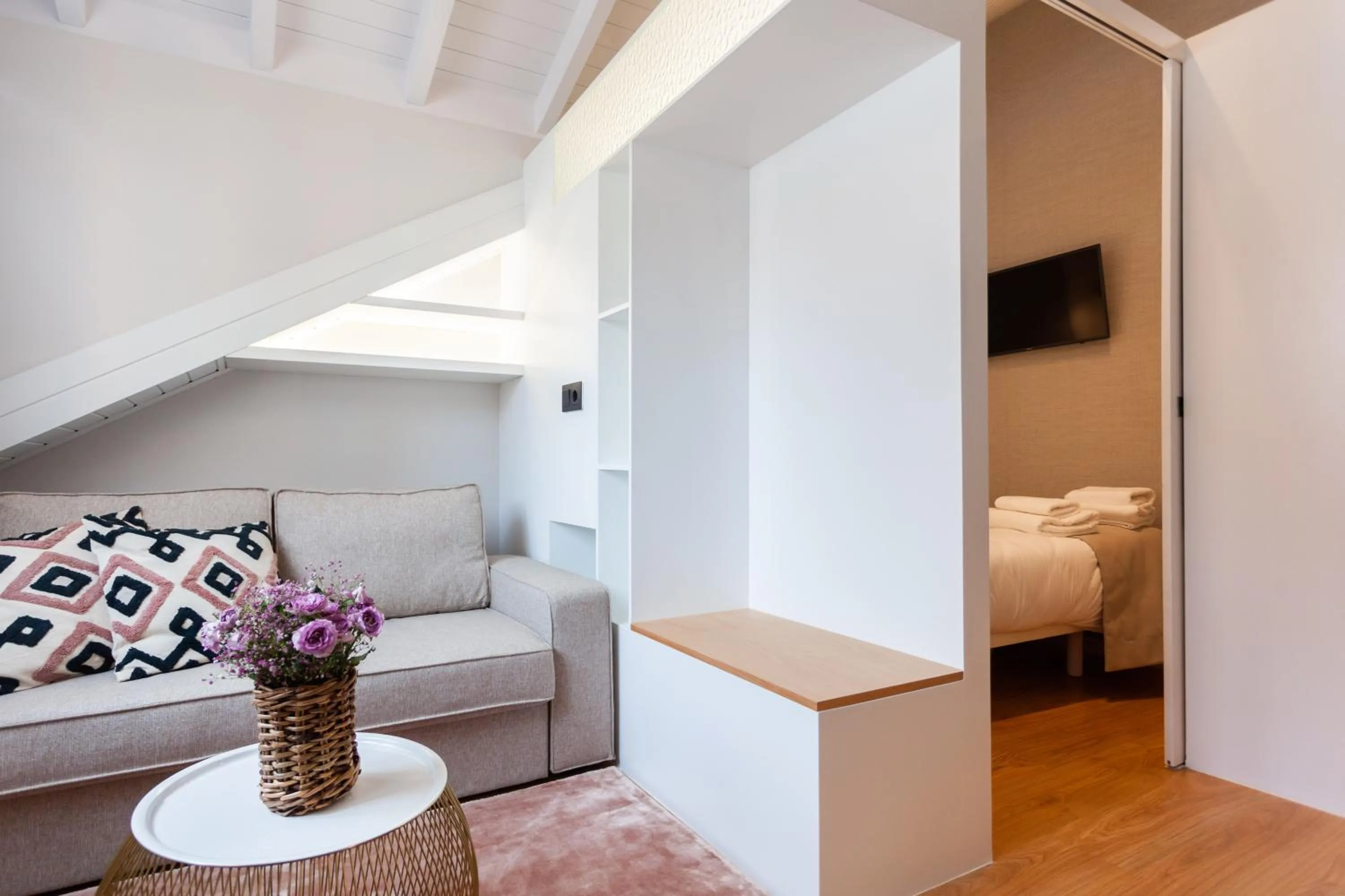 Bed in APARTAMENTOS FRANJA 55