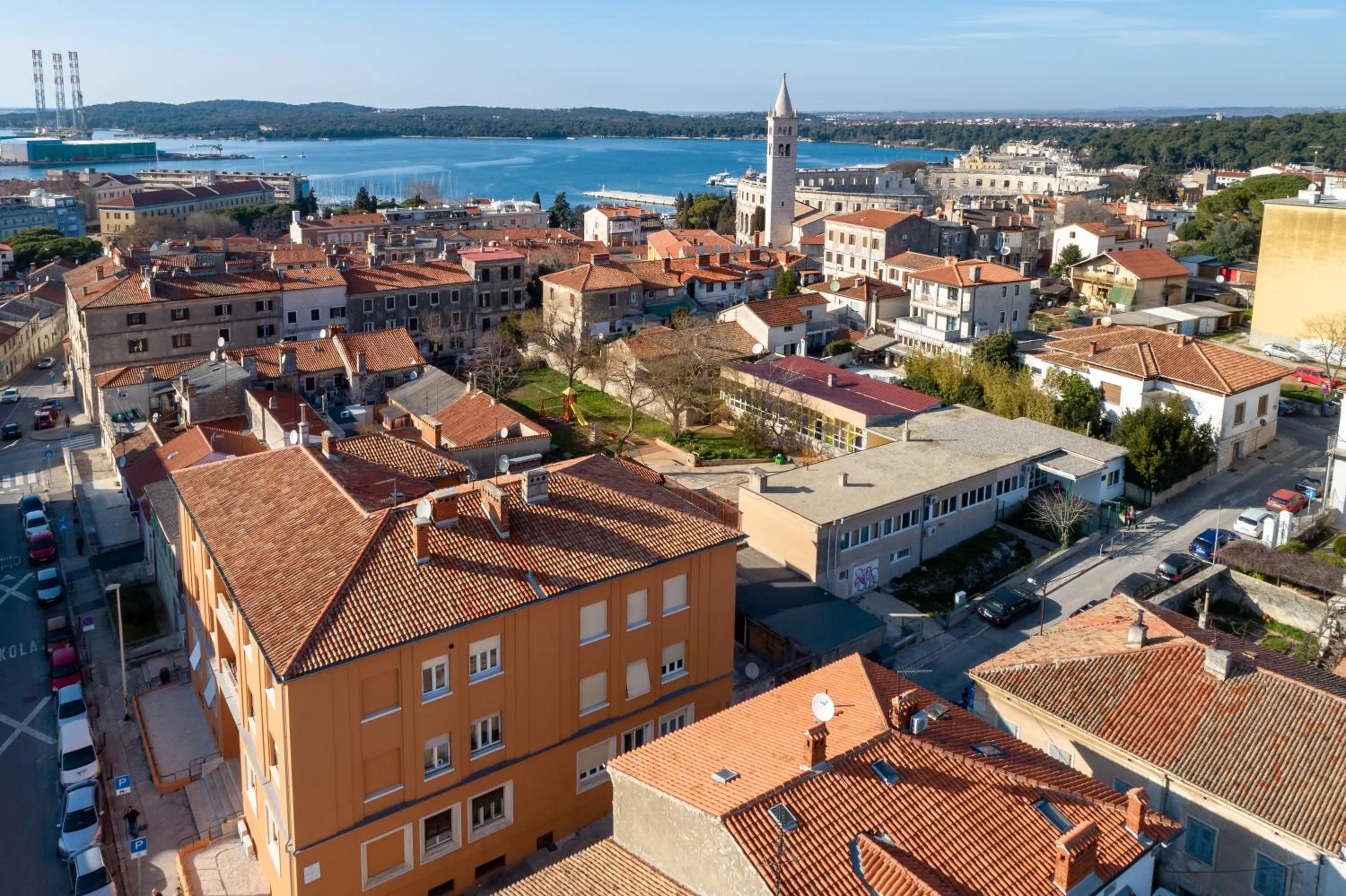 Bird's eye view in S. Martino Rooms