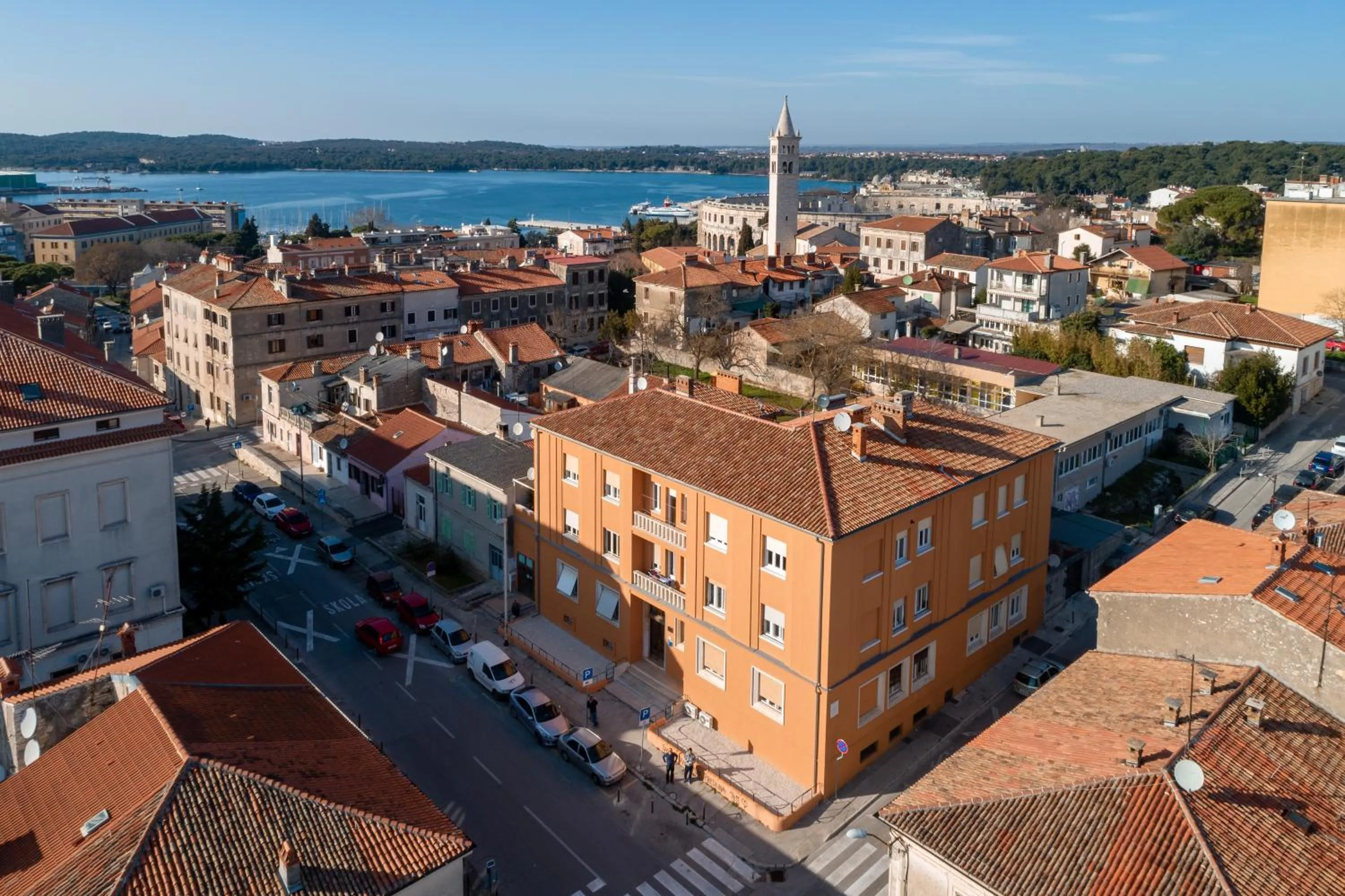 Bird's eye view in S. Martino Rooms