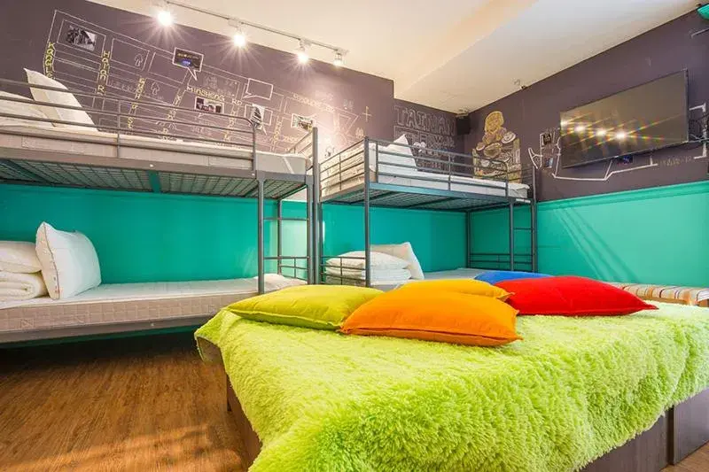 Bed in 6-Bed Mixed Dormitory Room in mydeer backpacker Bed in 6-Bed Mixed Dormitory Room in mydeer backpacker