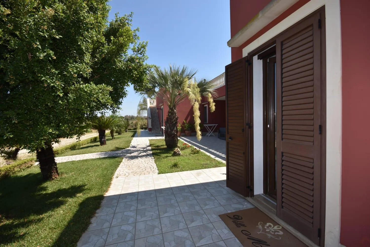 Patio in Bed & Breakfast Villa Michela Alezio