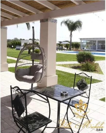 Patio in Bed & Breakfast Villa Michela Alezio