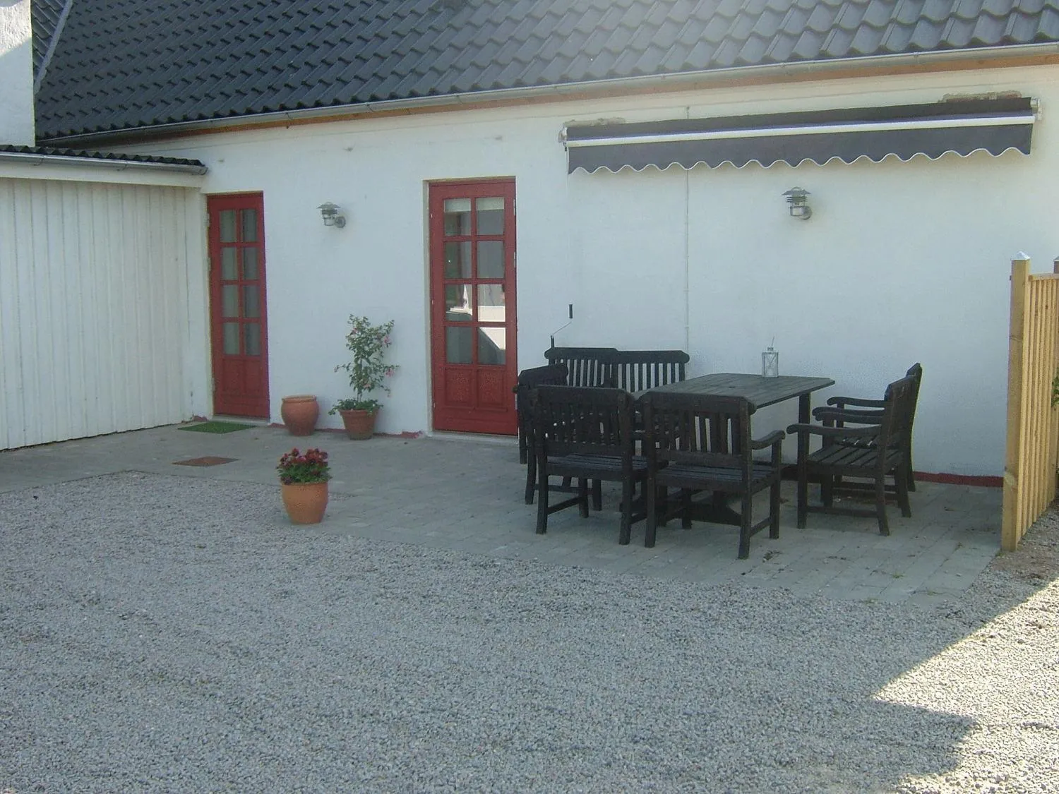 Facade/entrance in Skjoldbjerg Garnihotel