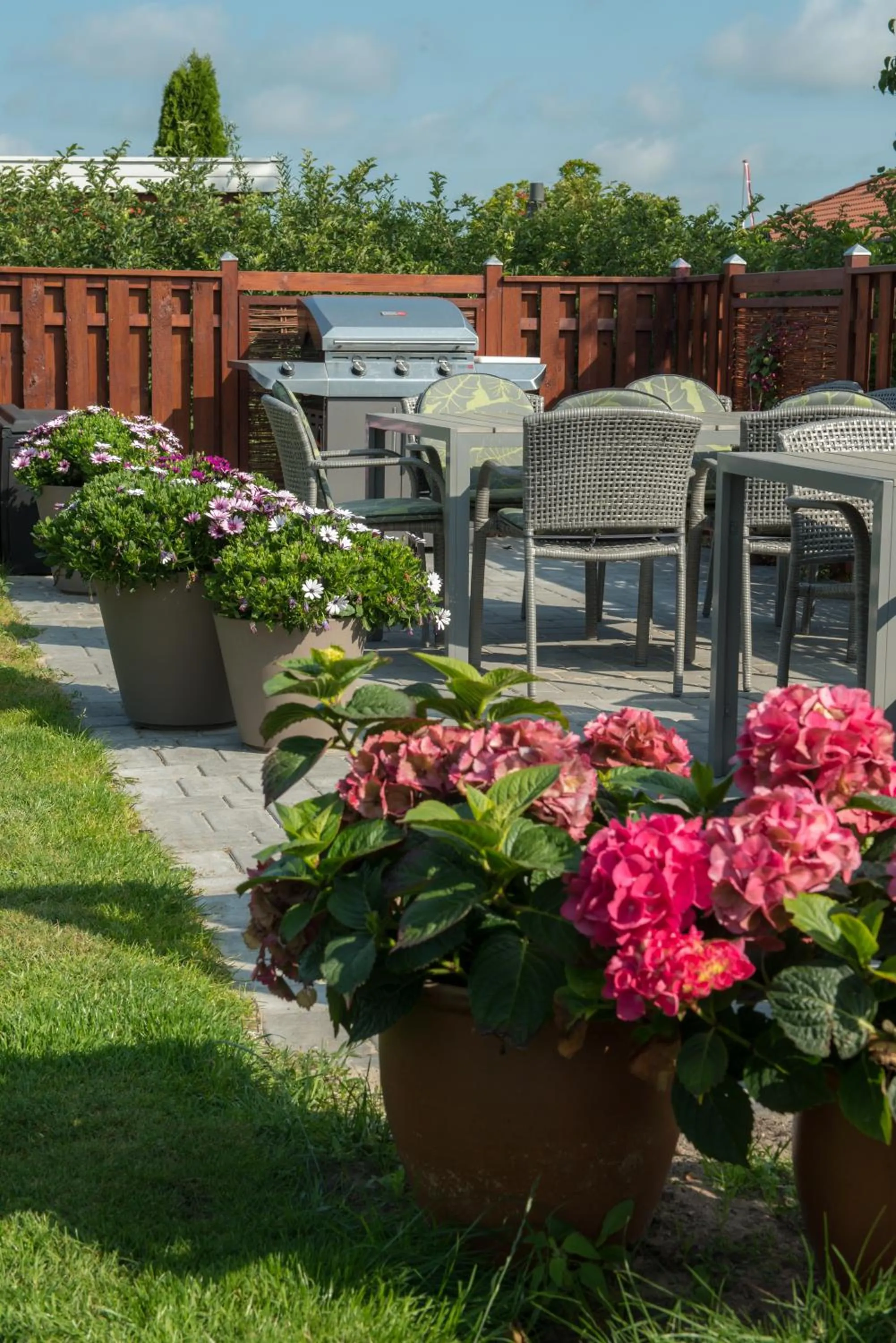 Garden in Skjoldbjerg Garnihotel