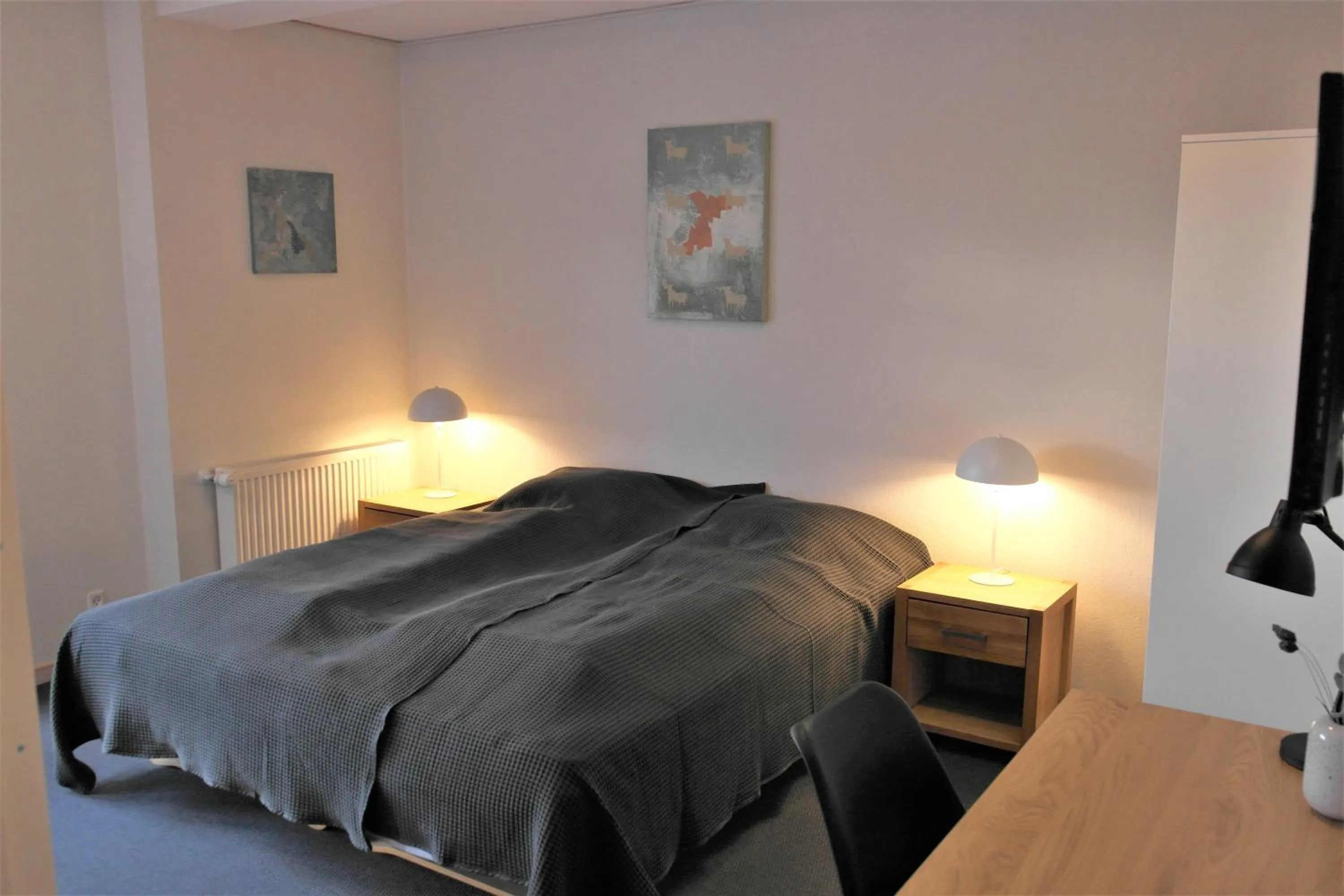 Bed in Skjoldbjerg Garnihotel