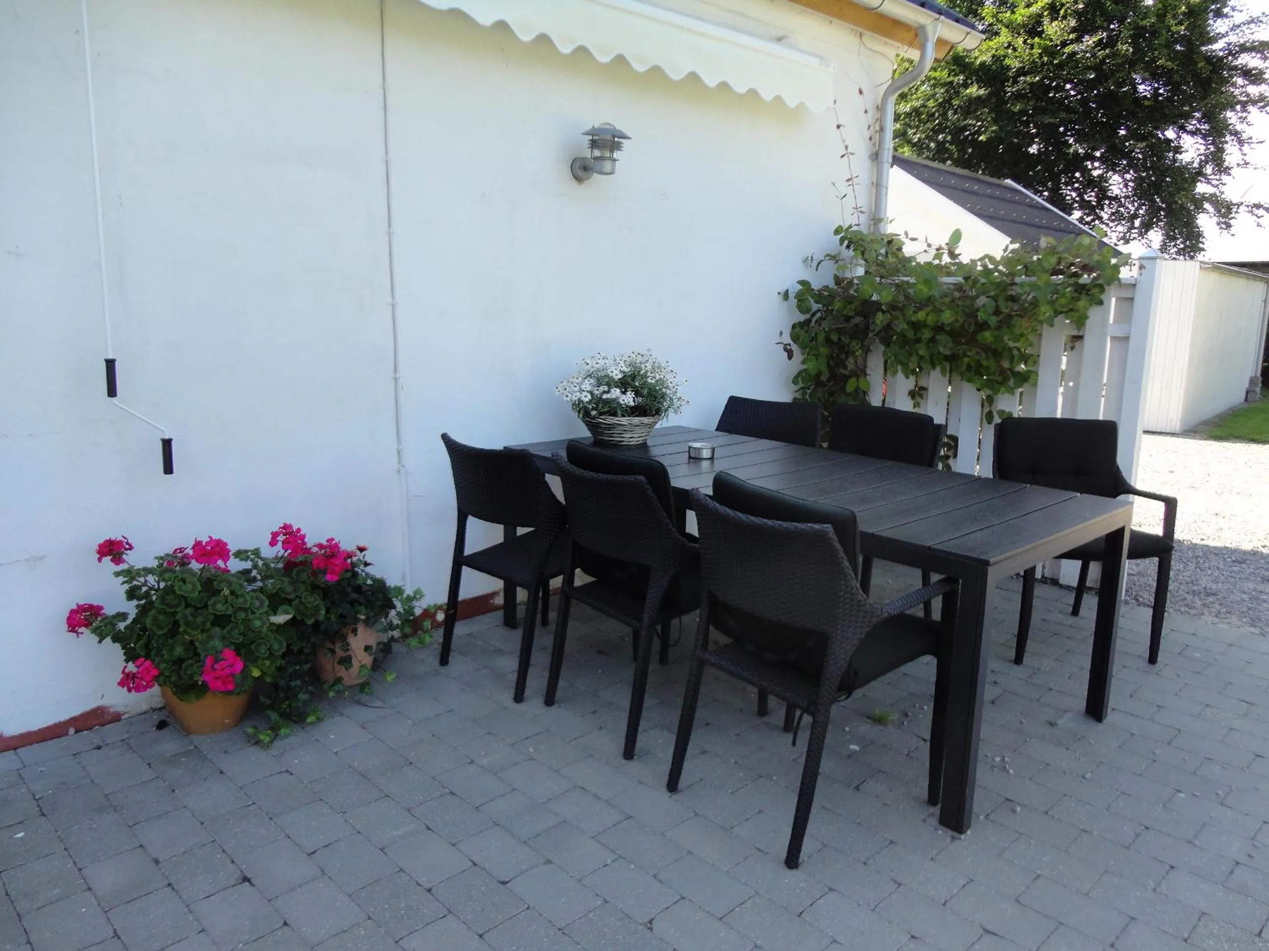 Balcony/Terrace in Skjoldbjerg Garnihotel
