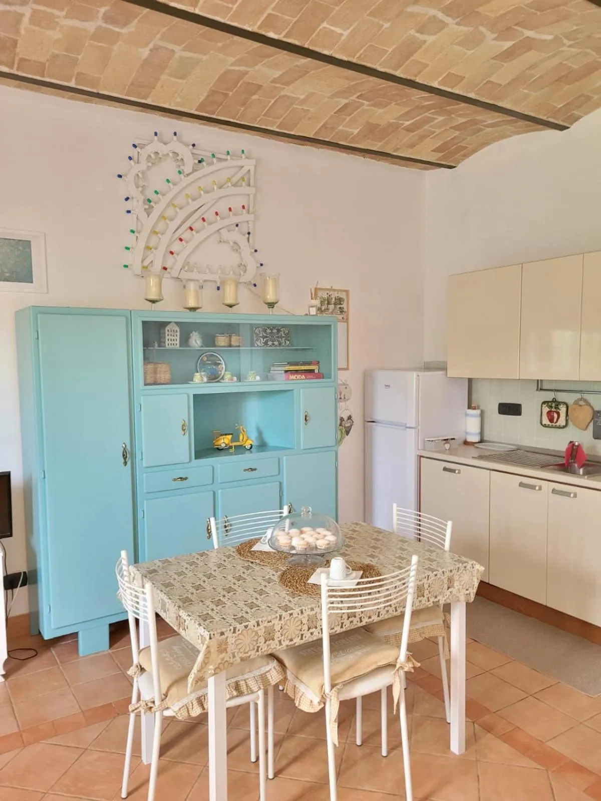 Kitchen or kitchenette in B&B Villa Melania