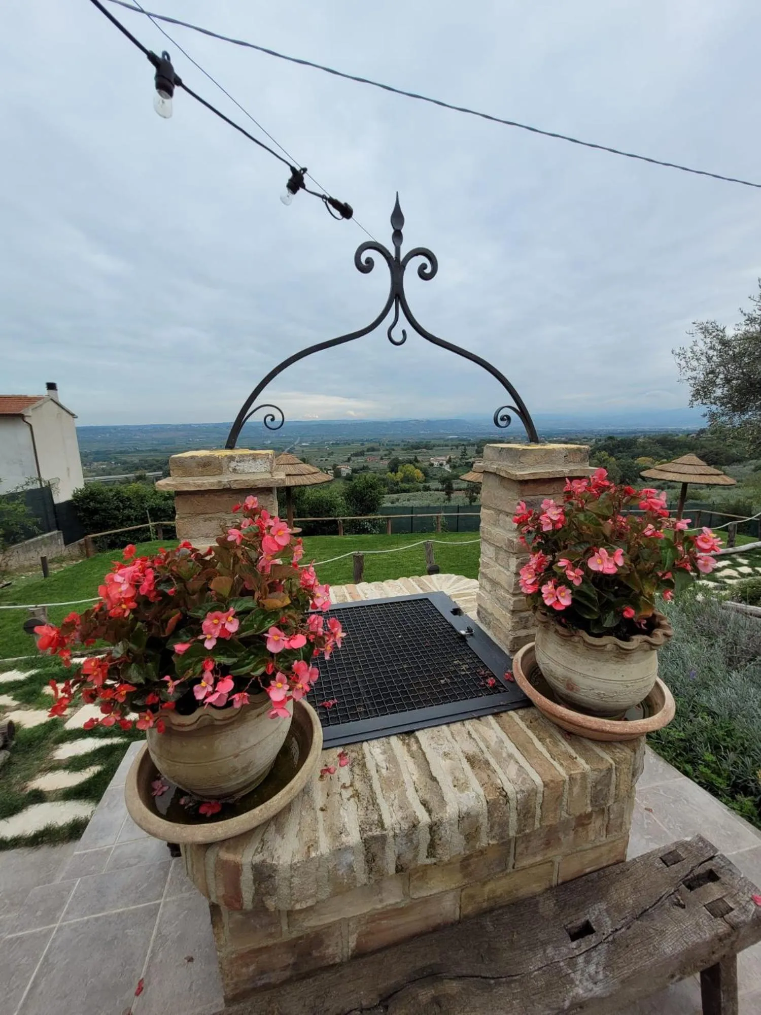 Patio in B&B Villa Melania