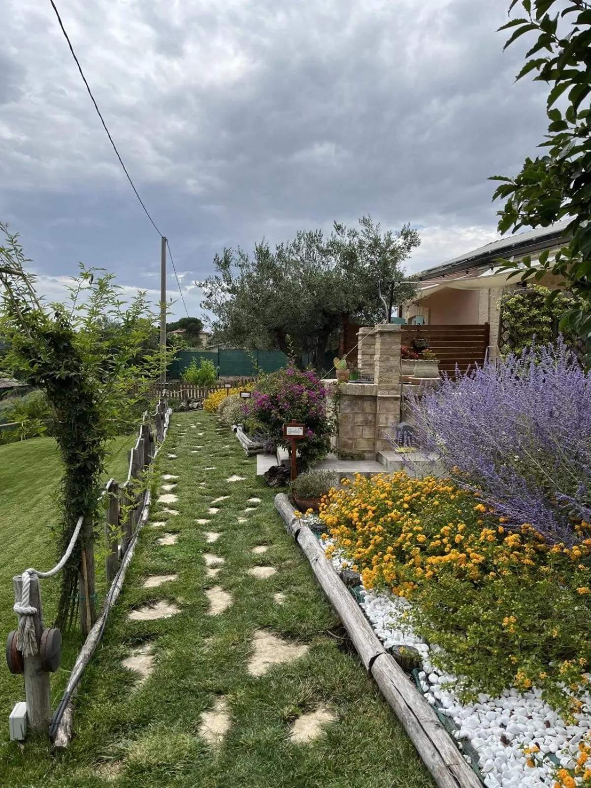 Garden in B&B Villa Melania