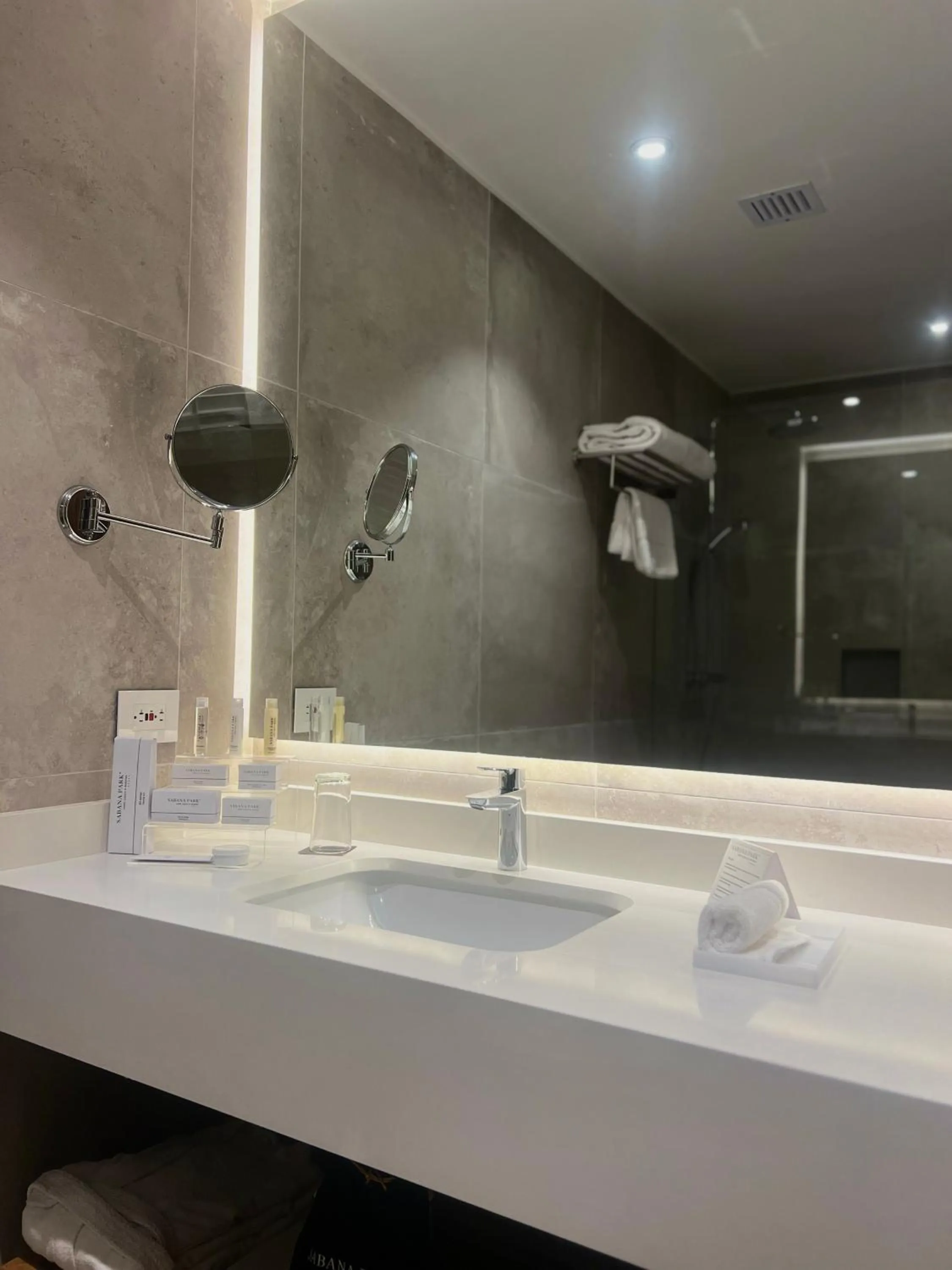 Bathroom in Hotel Sabana Park