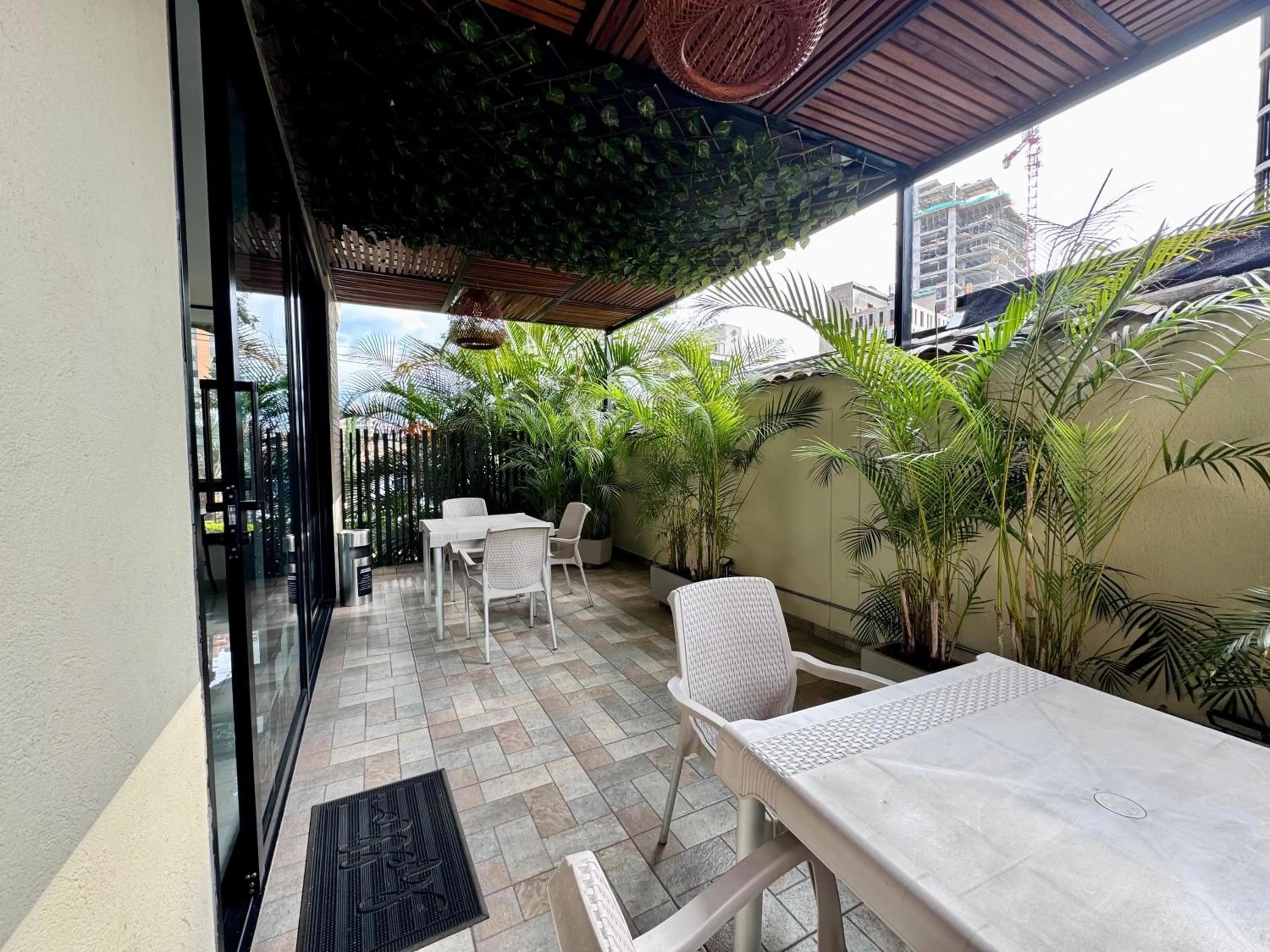 Balcony/Terrace in EcoHub Hotel Medellin